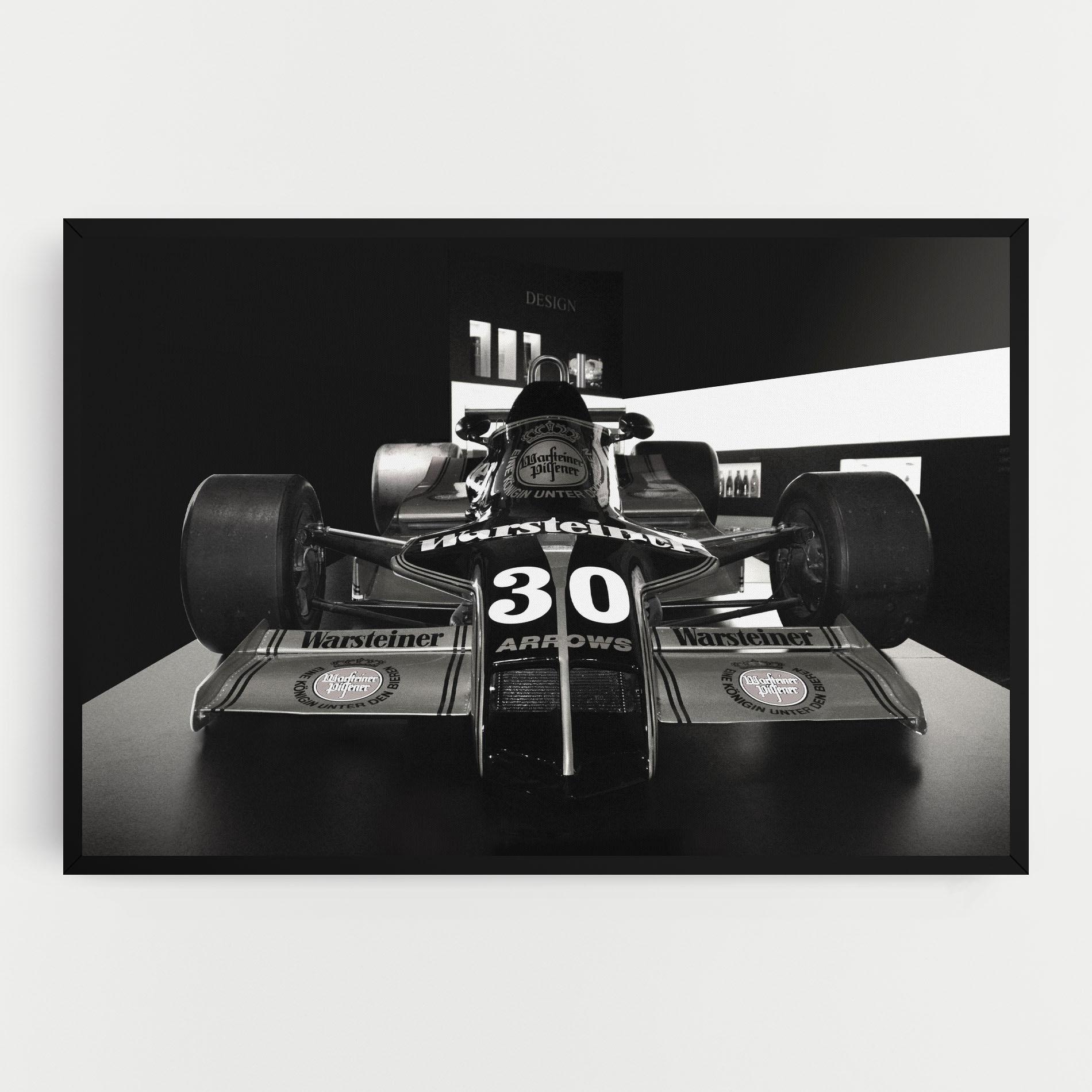 Tablou Canvas Formula 1 Car Grey mockup 0