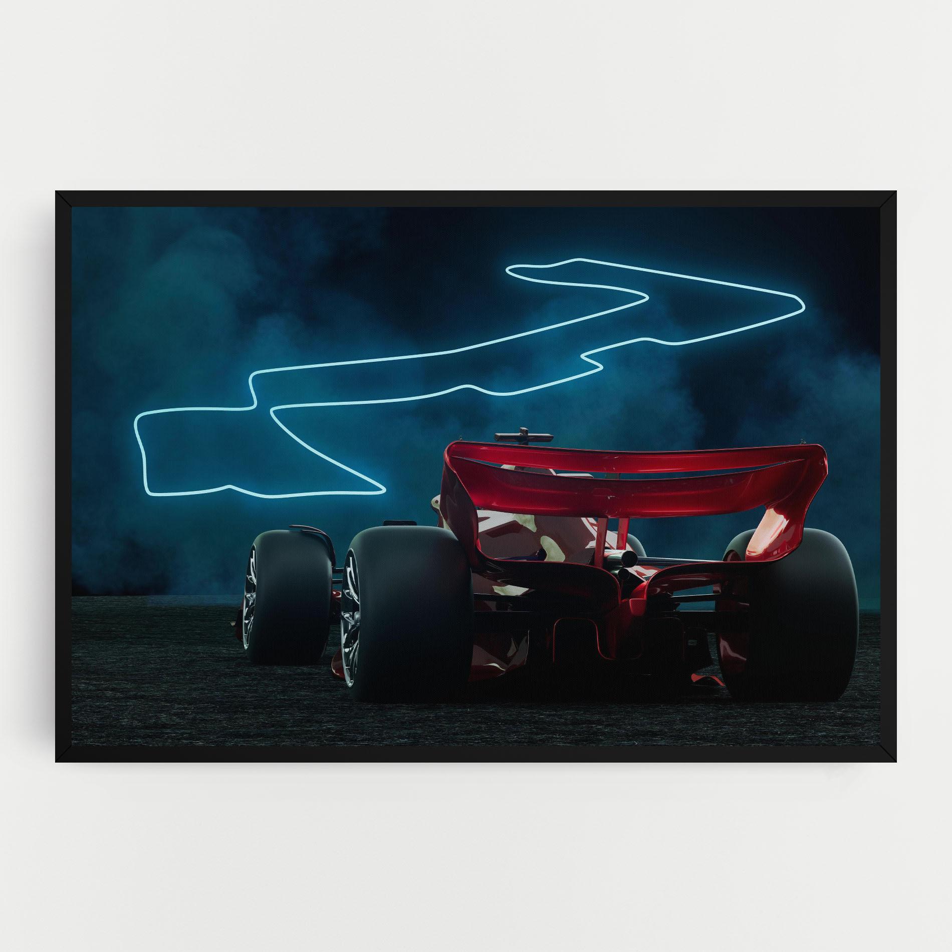 Tablou Canvas Race Car F1 mockup 0