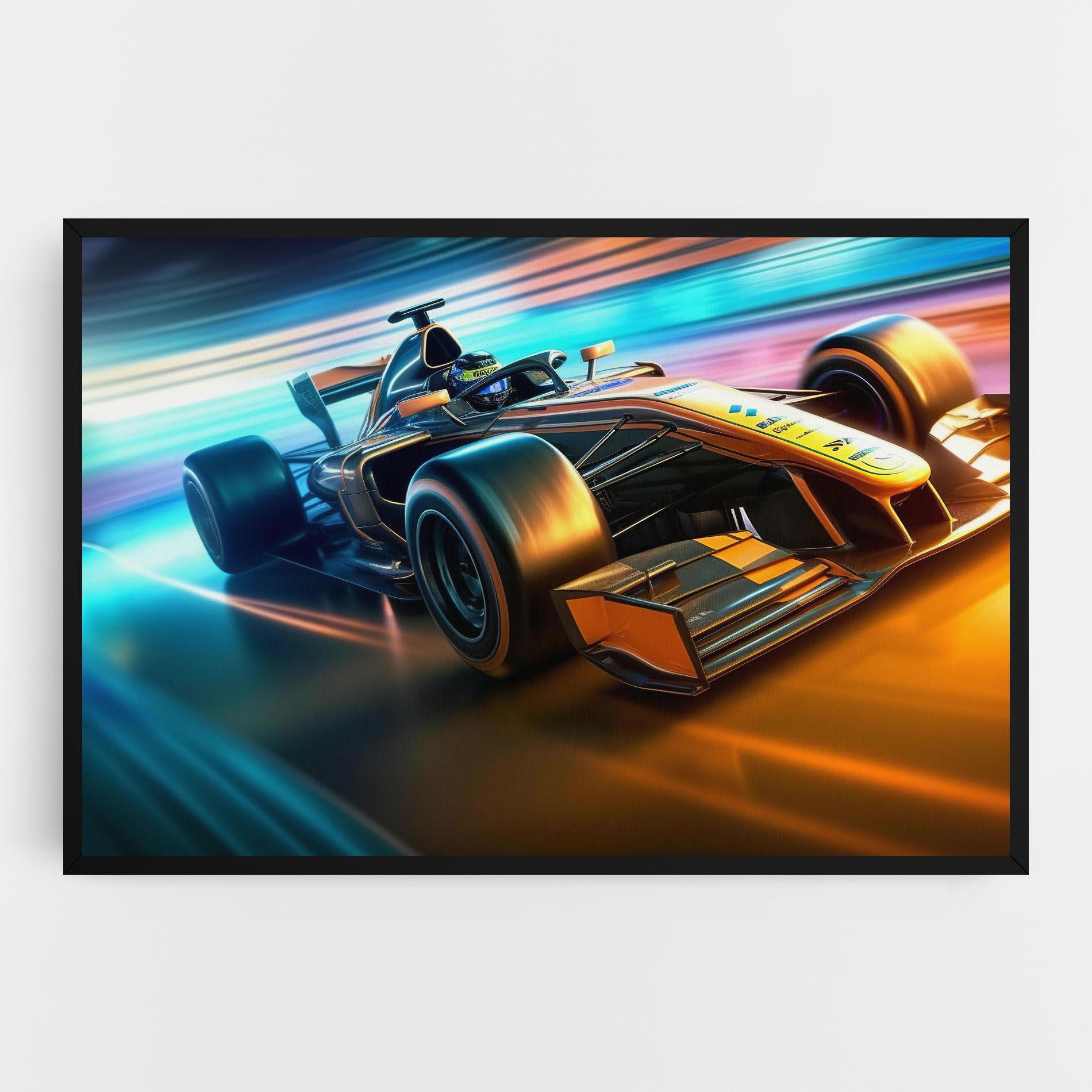 Tablou Canvas Yellow Blue F1 mockup 0