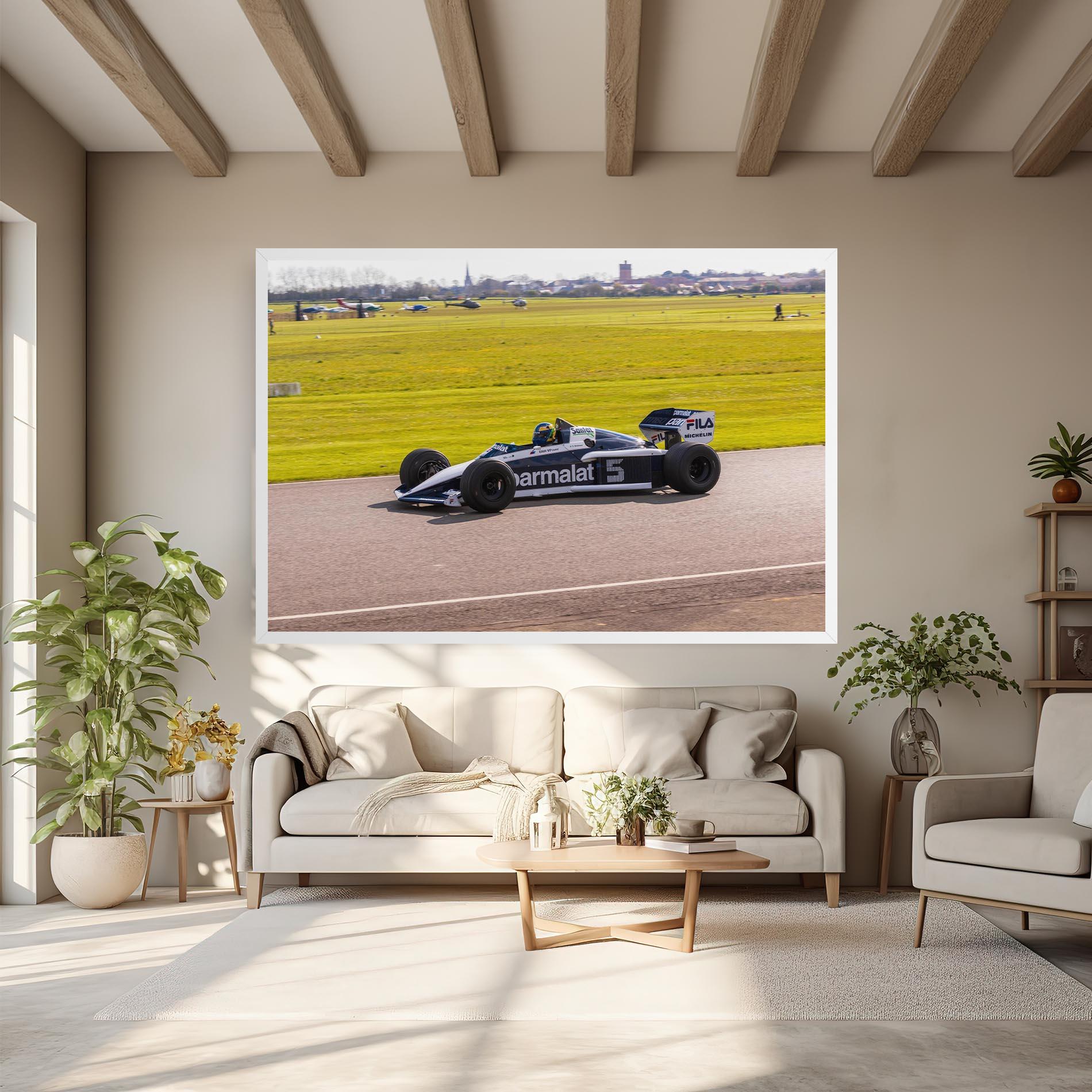 Tablou Canvas Black F1 Car mockup 6