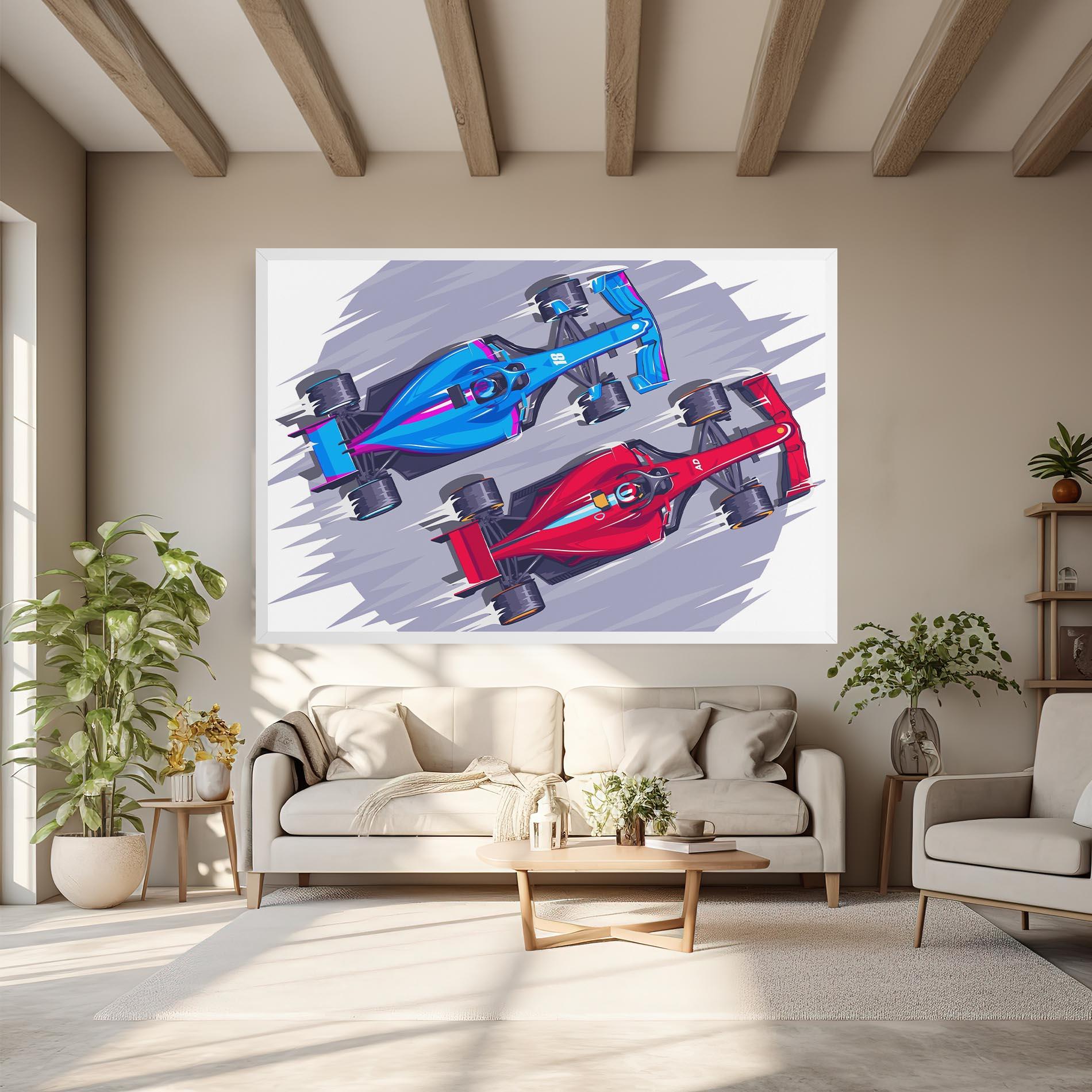 Tablou Canvas Bolides mockup 6