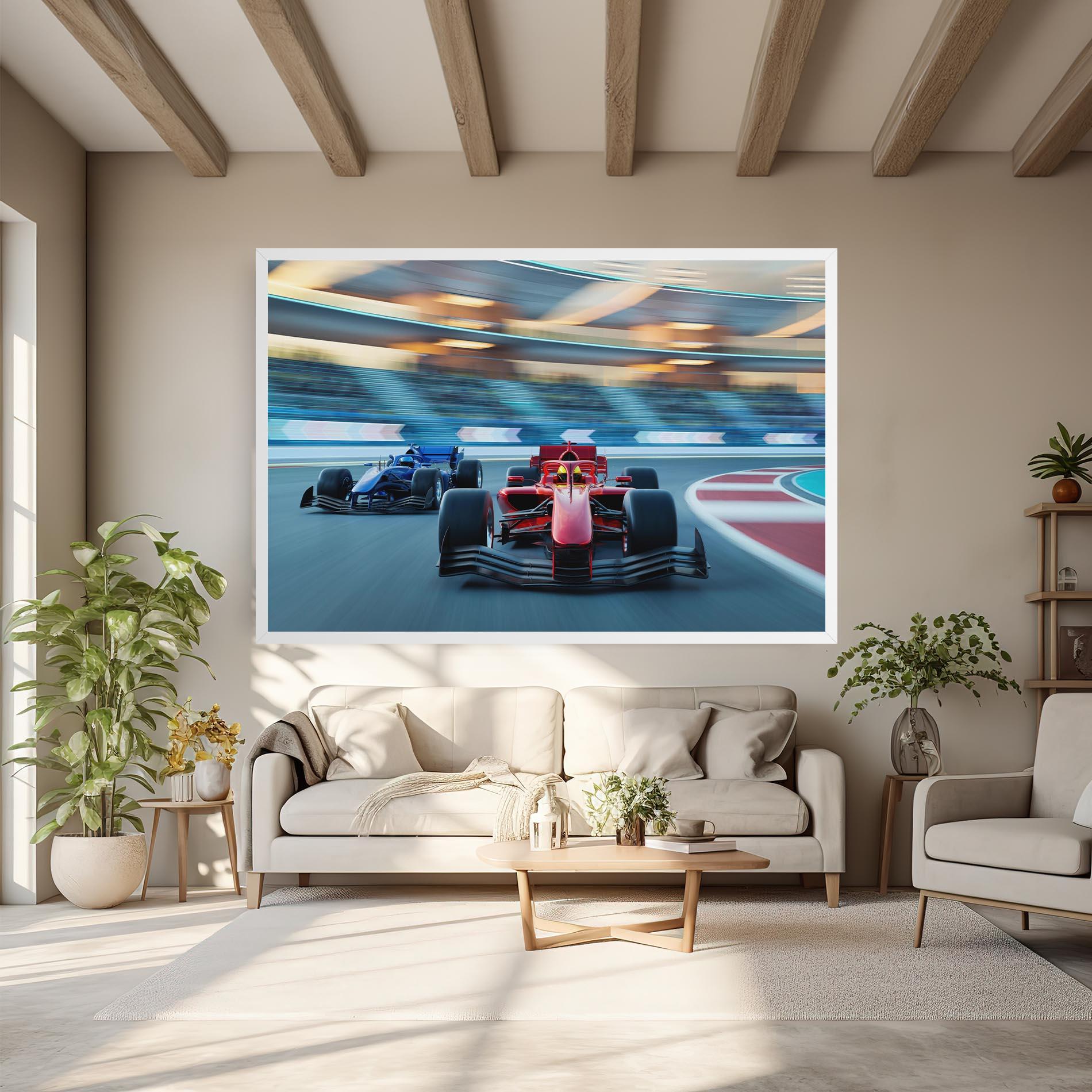 Tablou Canvas F1 Racing mockup 6