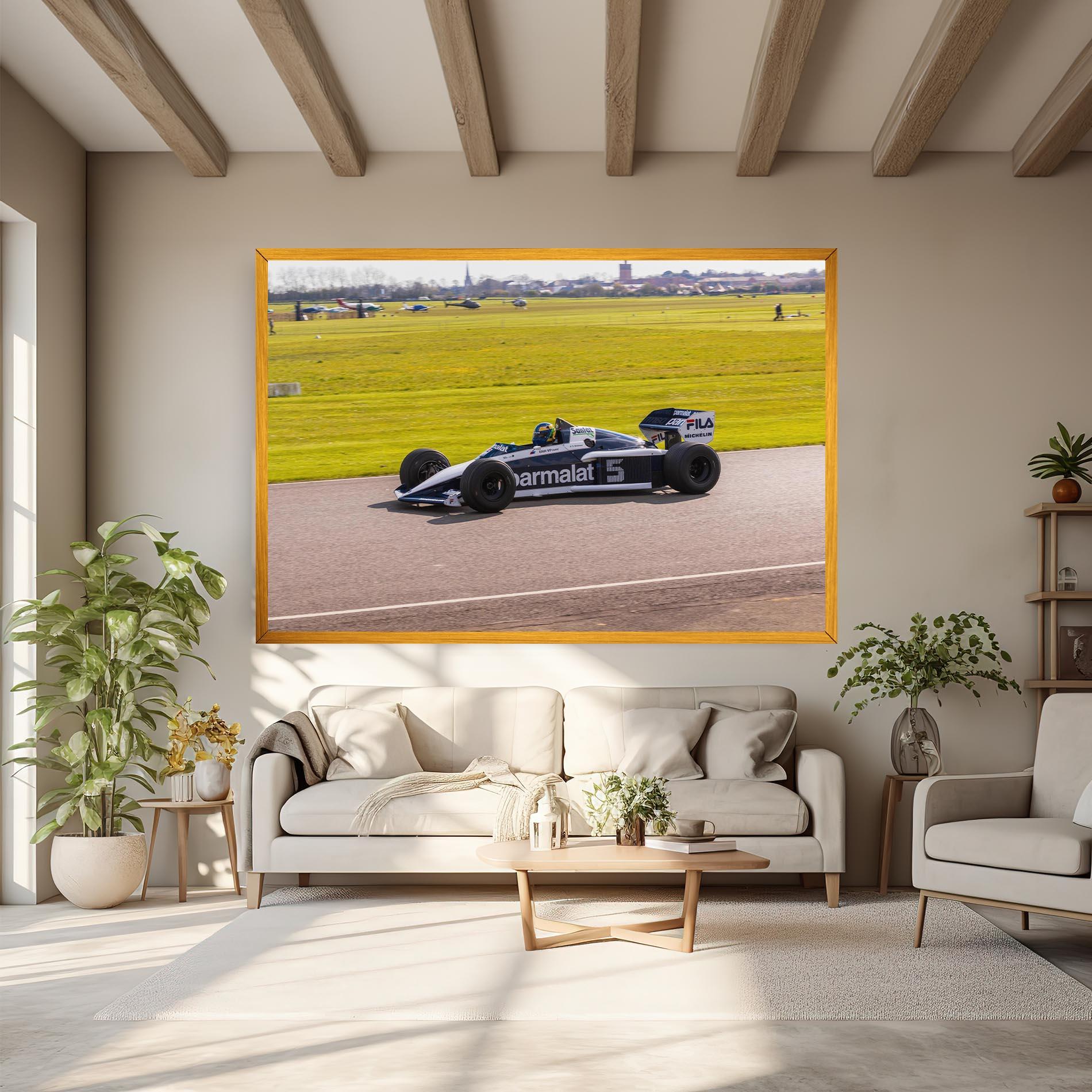 Tablou Canvas Black F1 Car mockup 6