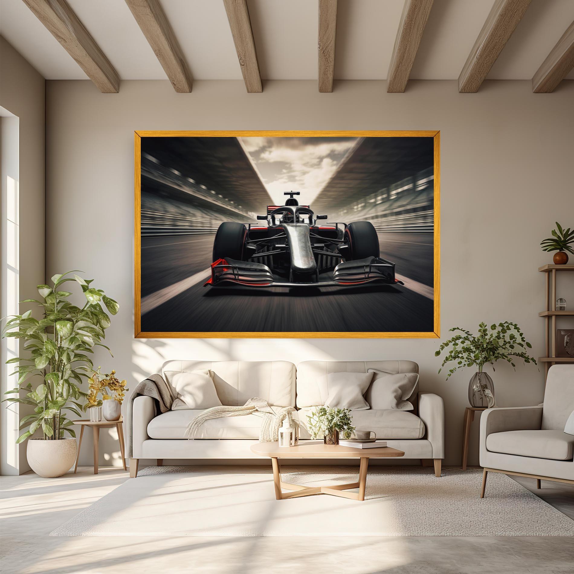 Tablou Canvas Black Red F1 mockup 6