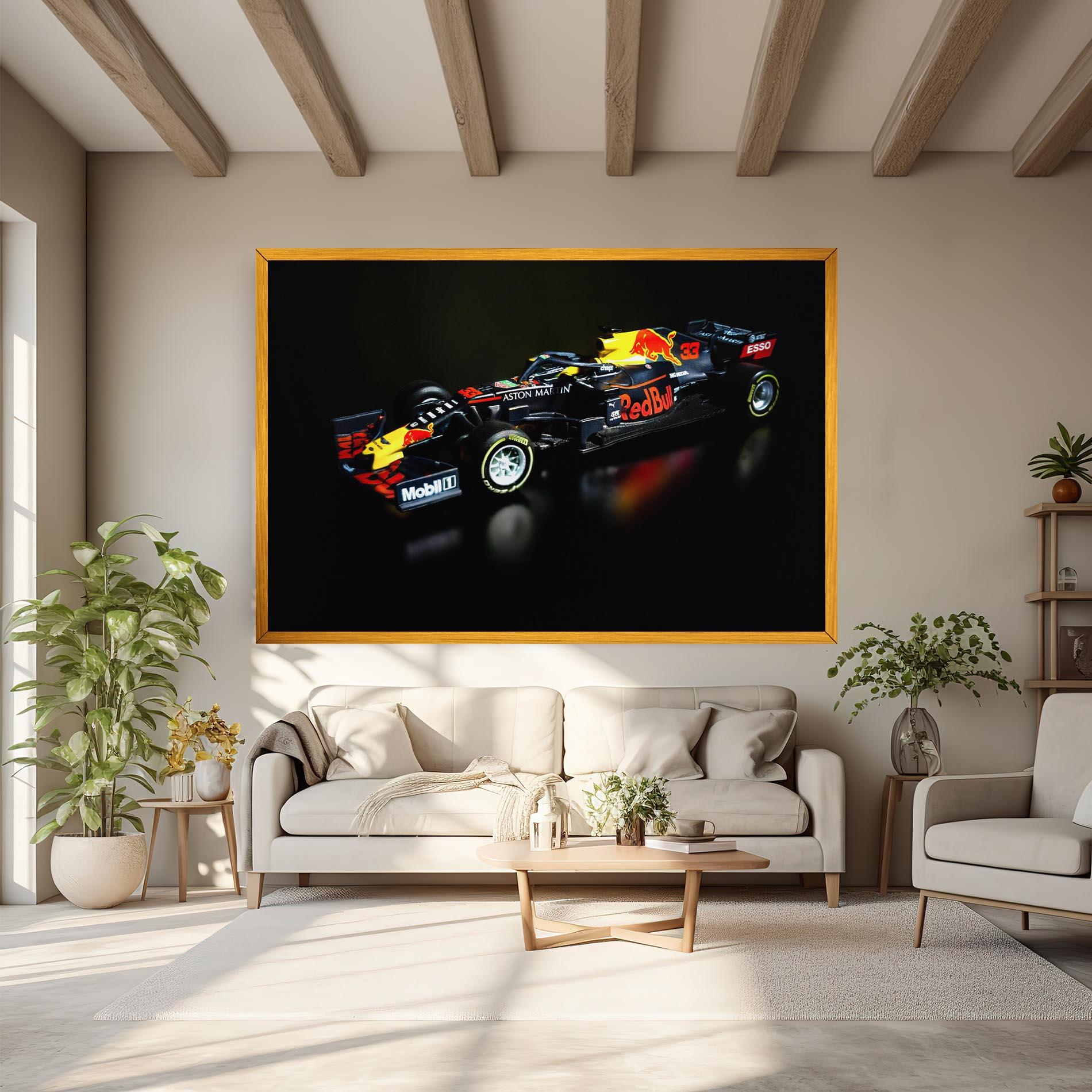Tablou Canvas Black Yellow F1 mockup 6