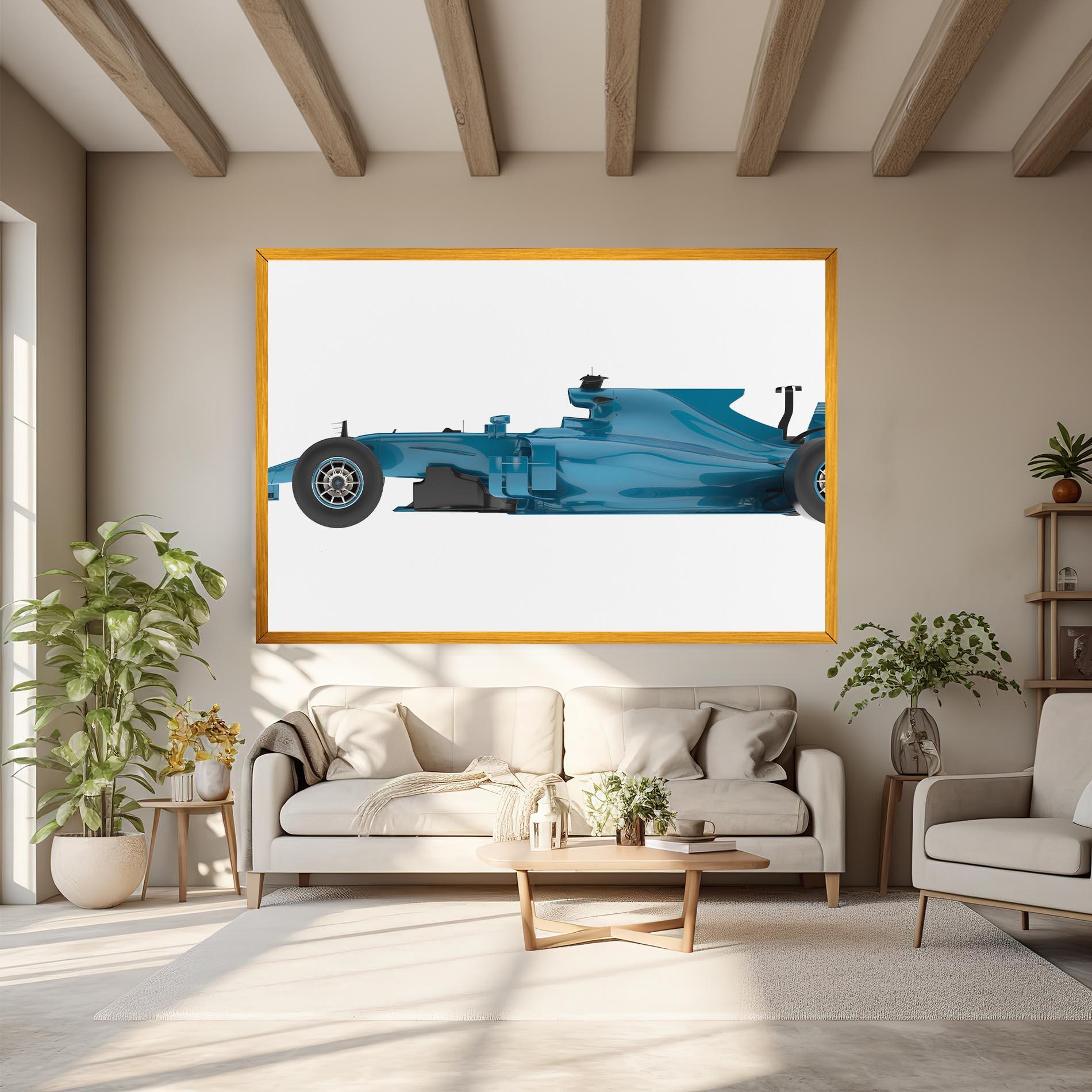 Tablou Canvas Blue F1 Toy mockup 6
