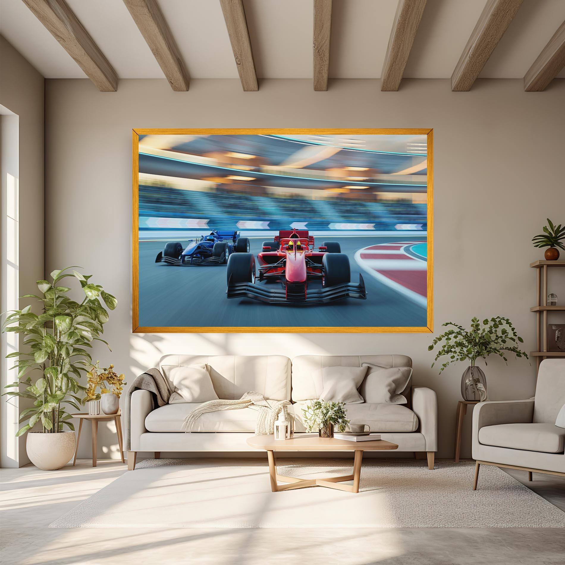 Tablou Canvas F1 Racing mockup 6