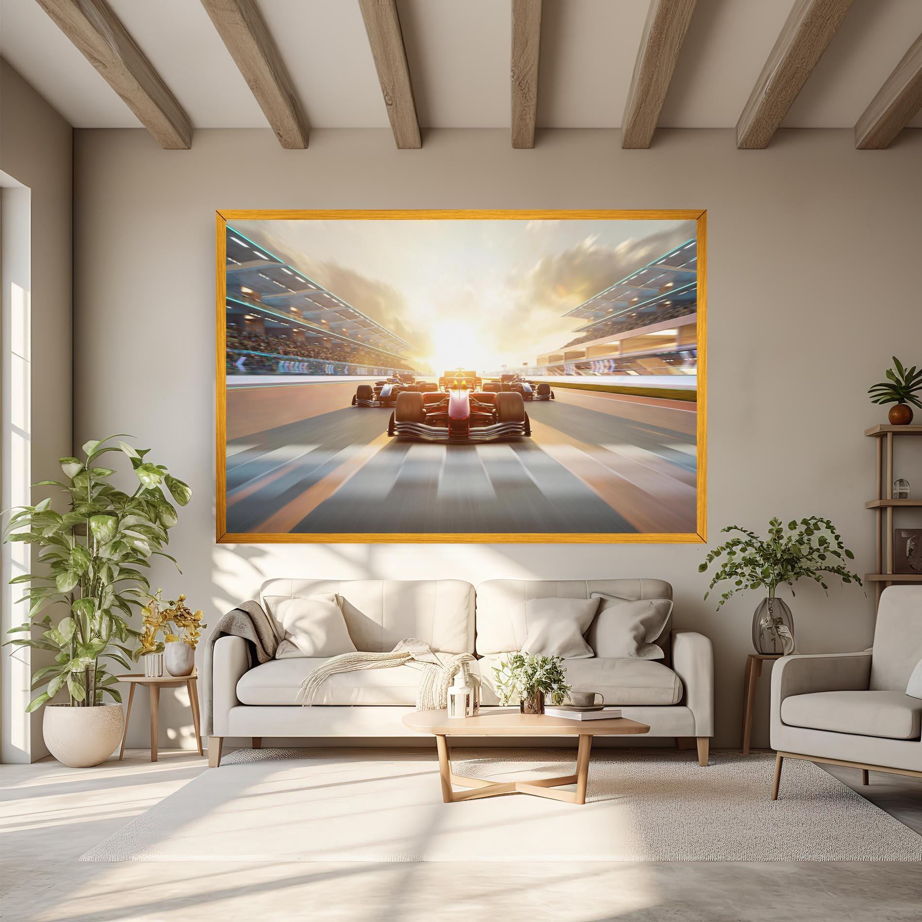 Tablou Canvas F1 Winning mockup 6