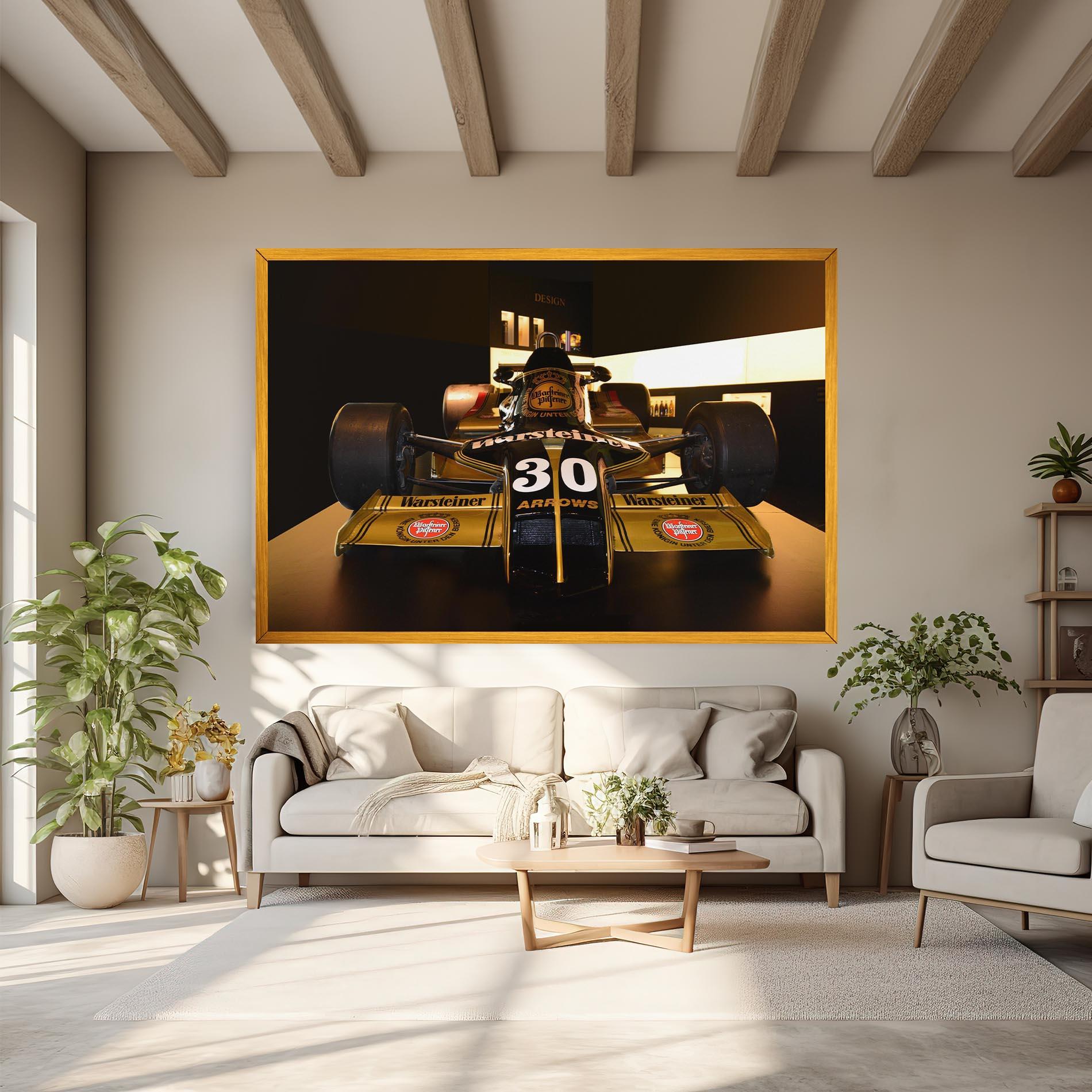 Tablou Canvas Formula 1 Car Color mockup 6