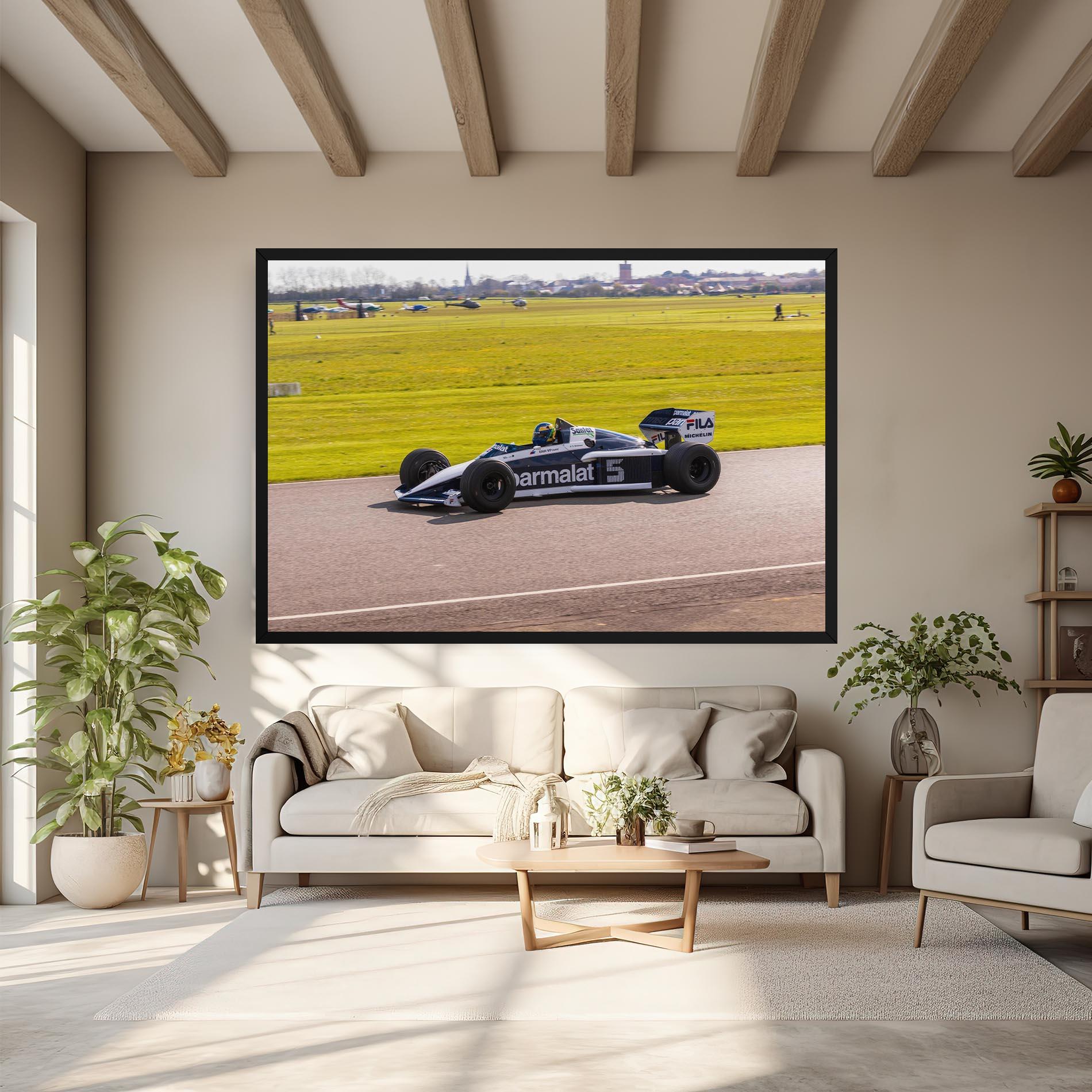Tablou Canvas Black F1 Car mockup 6