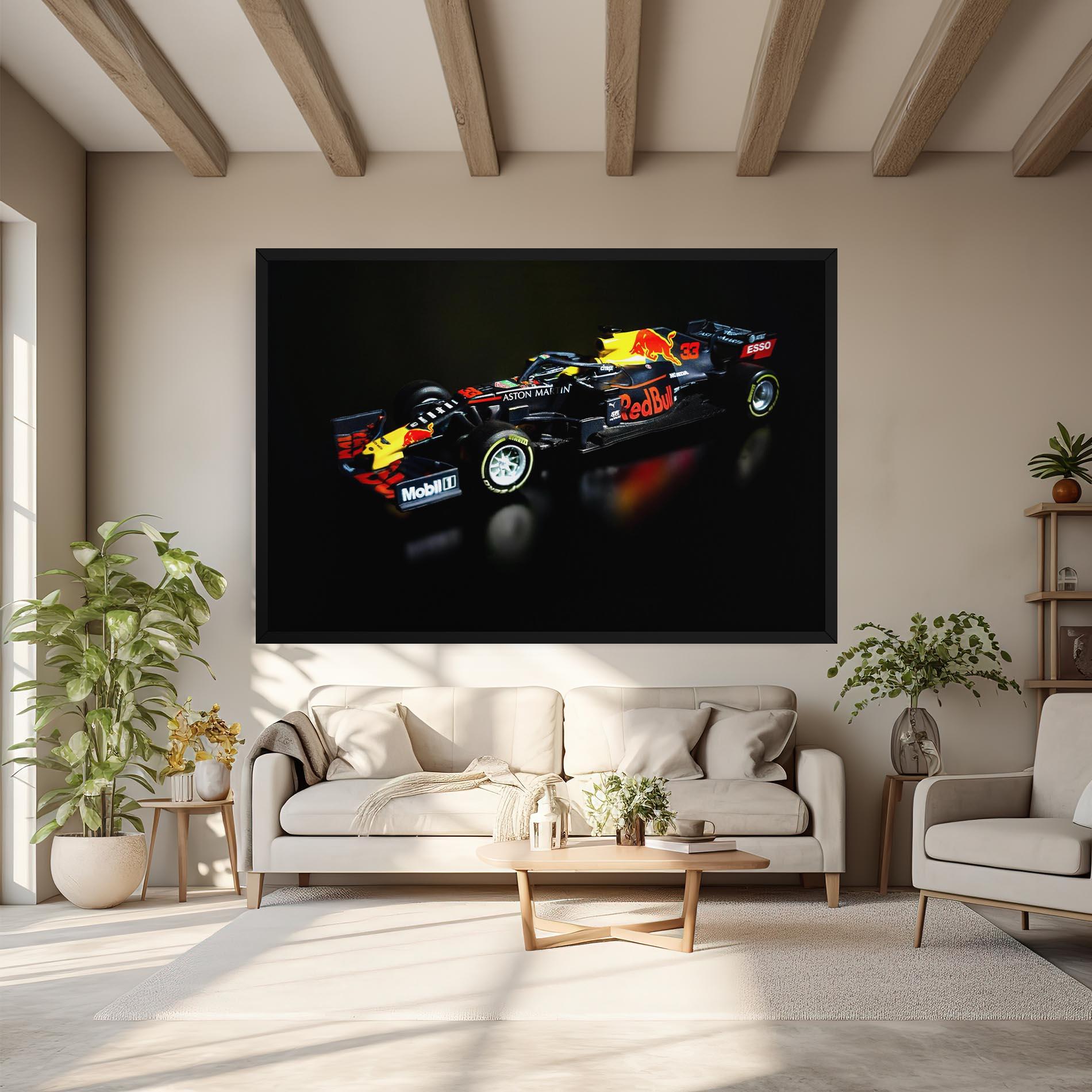 Tablou Canvas Black Yellow F1 mockup 6