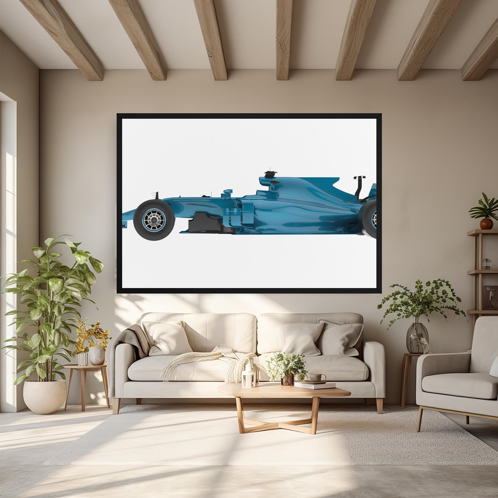 Tablou Canvas Blue F1 Toy mockup 6