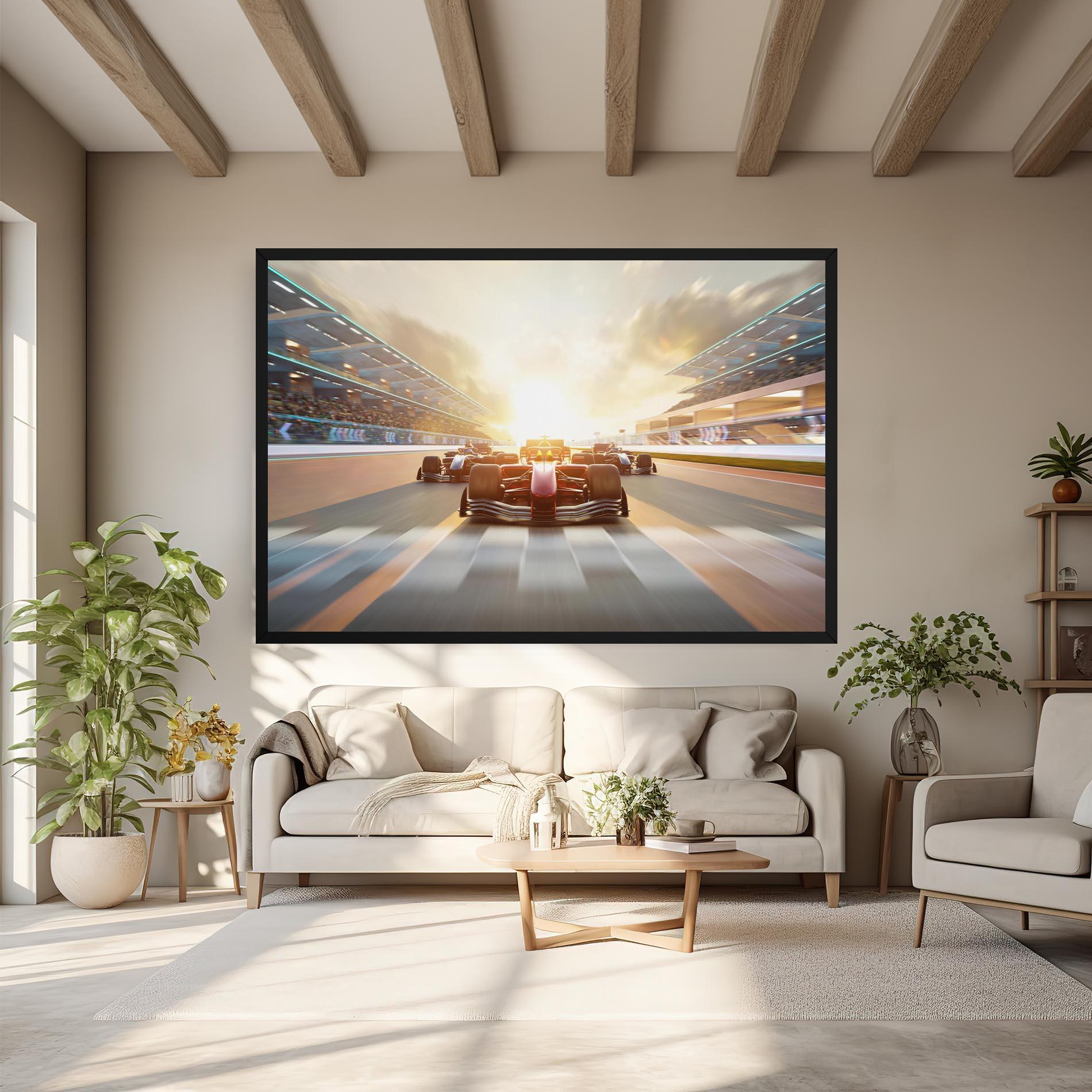 Tablou Canvas F1 Winning mockup 6