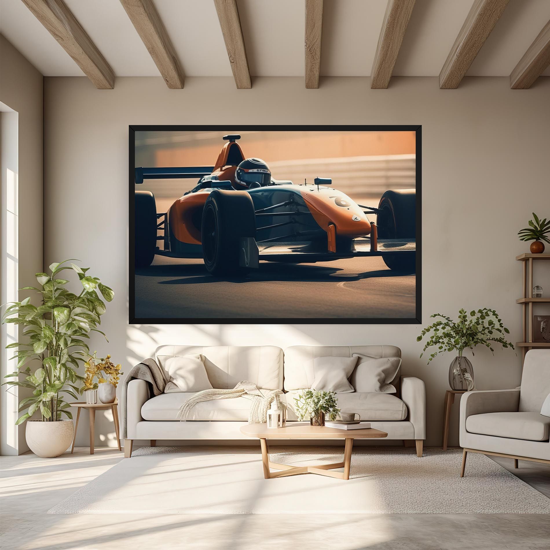 Orange Black F1 mockup 6