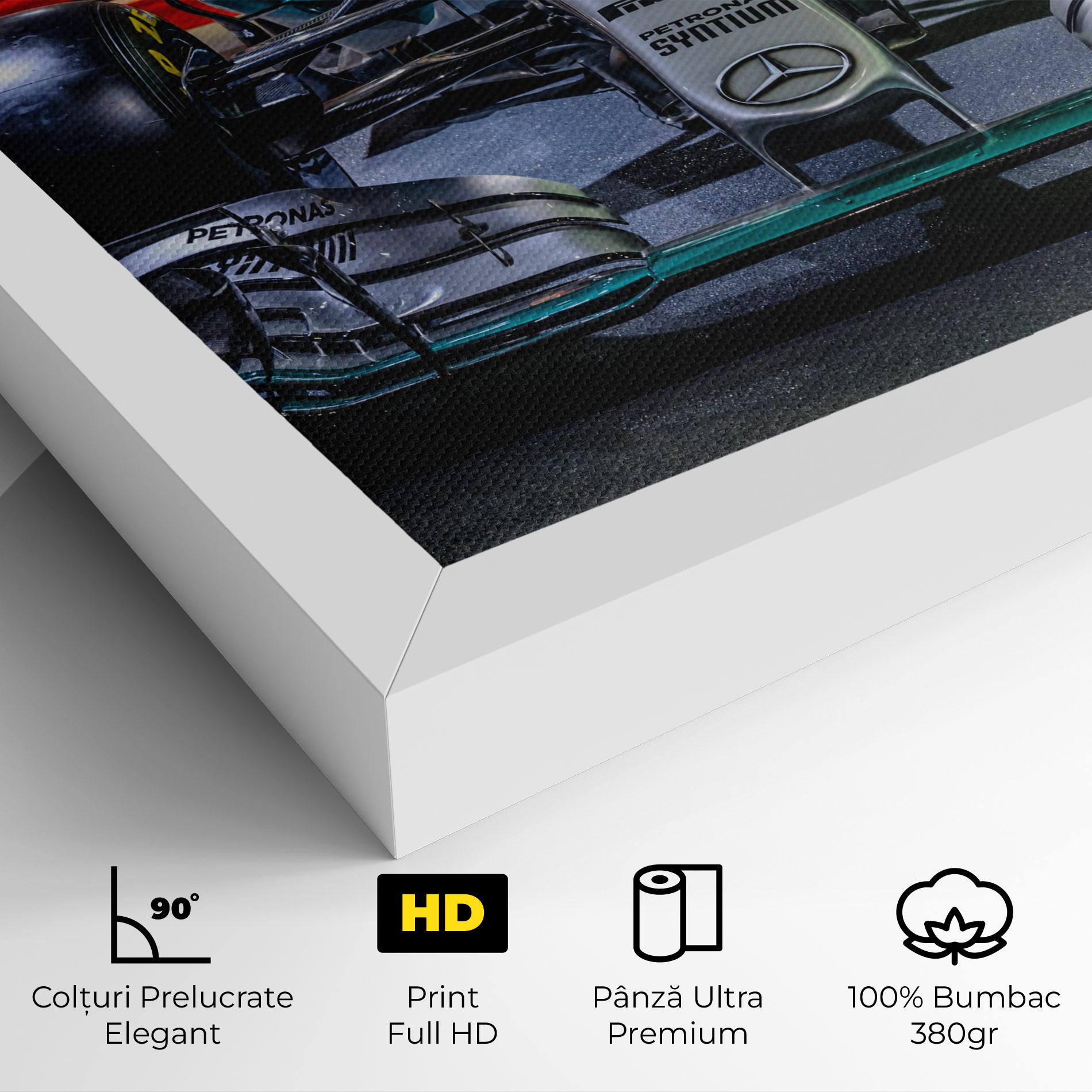 Tablou Canvas Black Green F1 mockup 4