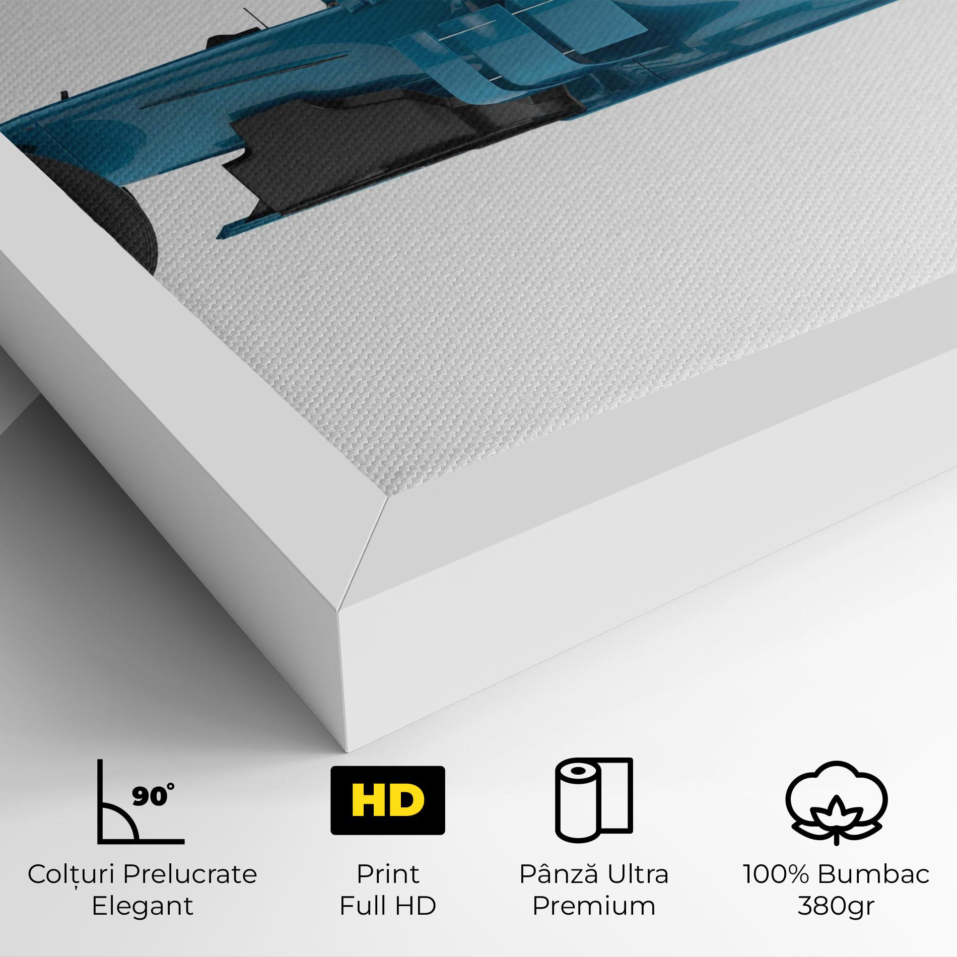 Tablou Canvas Blue F1 Toy mockup 4