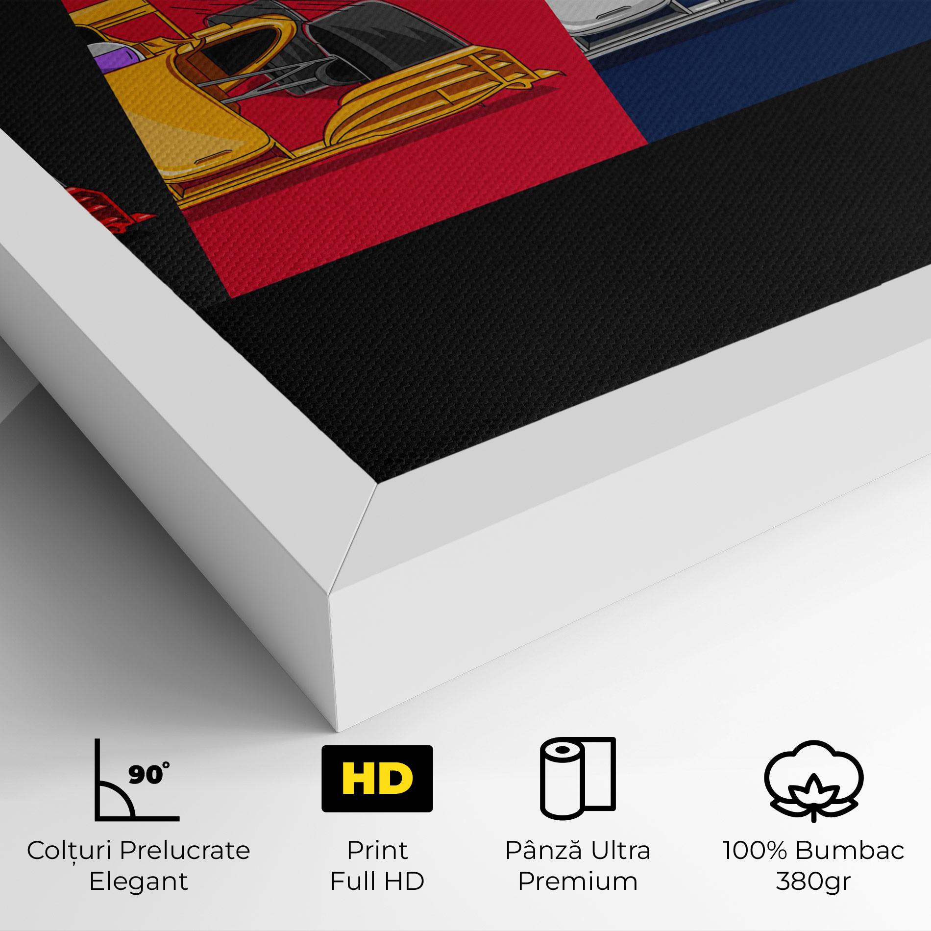 Tablou Canvas F1 Cars mockup 4