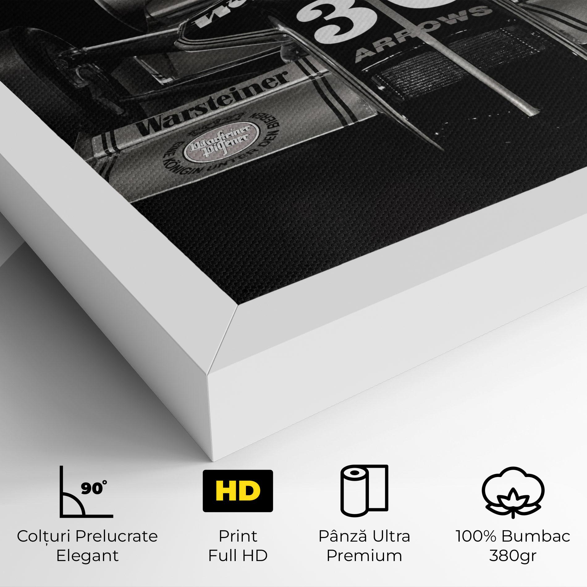 Tablou Canvas Formula 1 Car Grey mockup 4