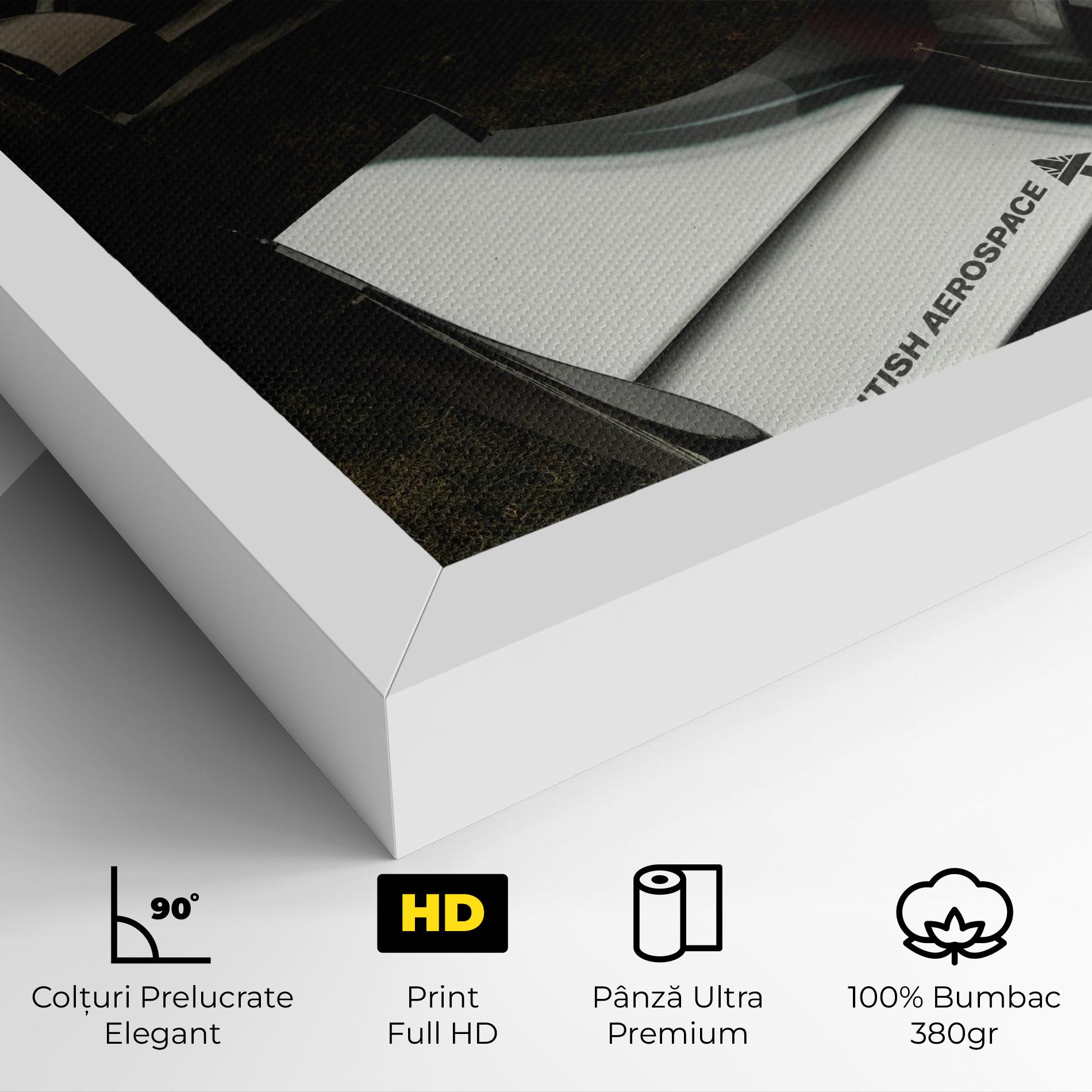 Tablou Canvas White F1 Car mockup 4