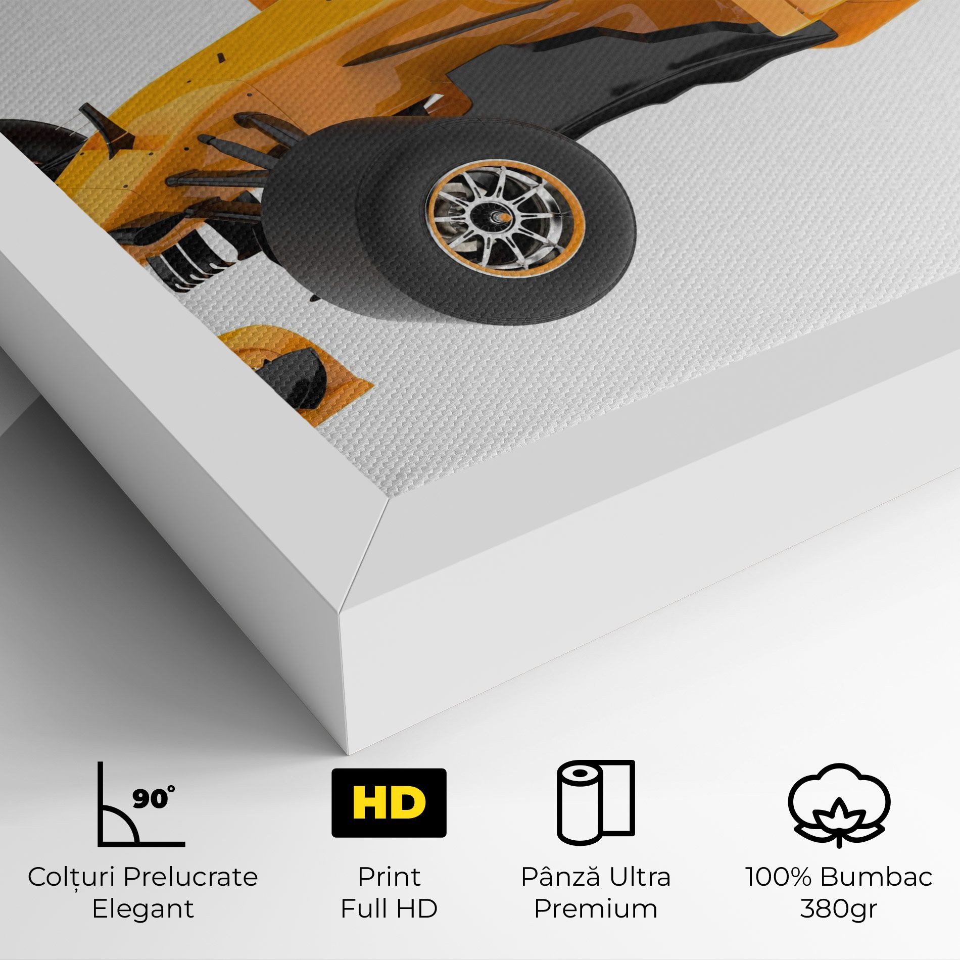 Yellow F1 Toy mockup 4