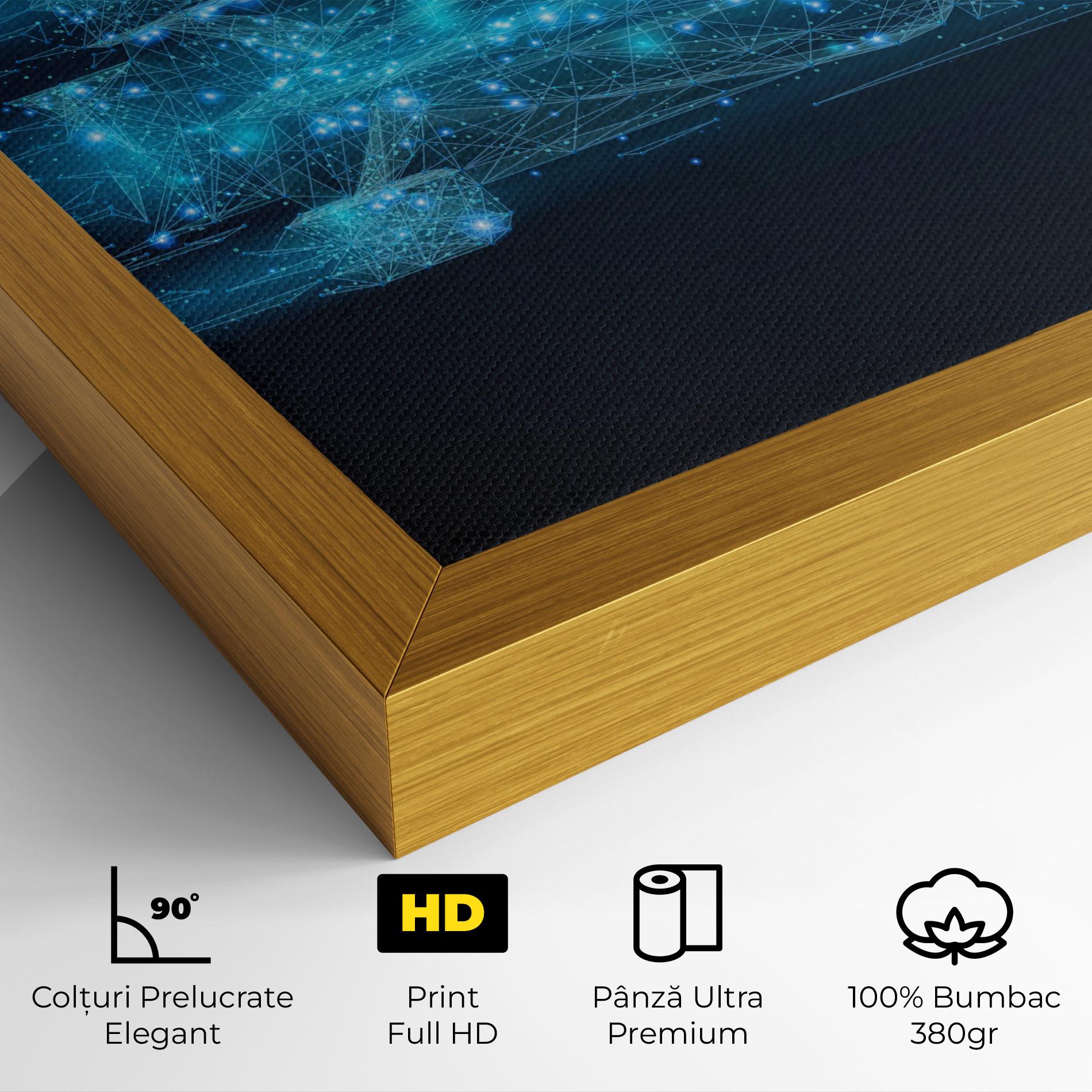 Tablou Canvas Blue Light F1 mockup 4