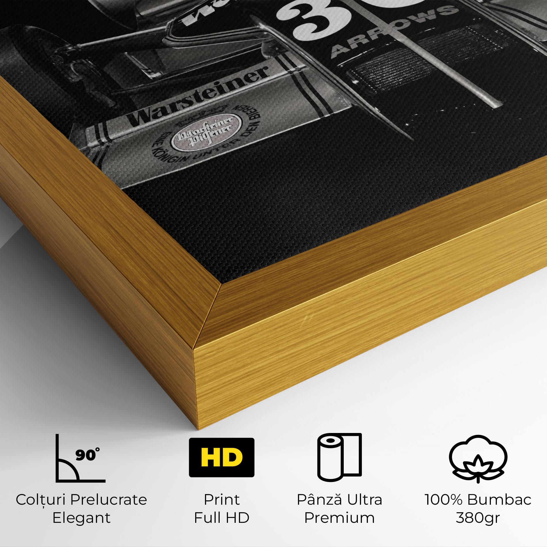 Tablou Canvas Formula 1 Car Grey mockup 4