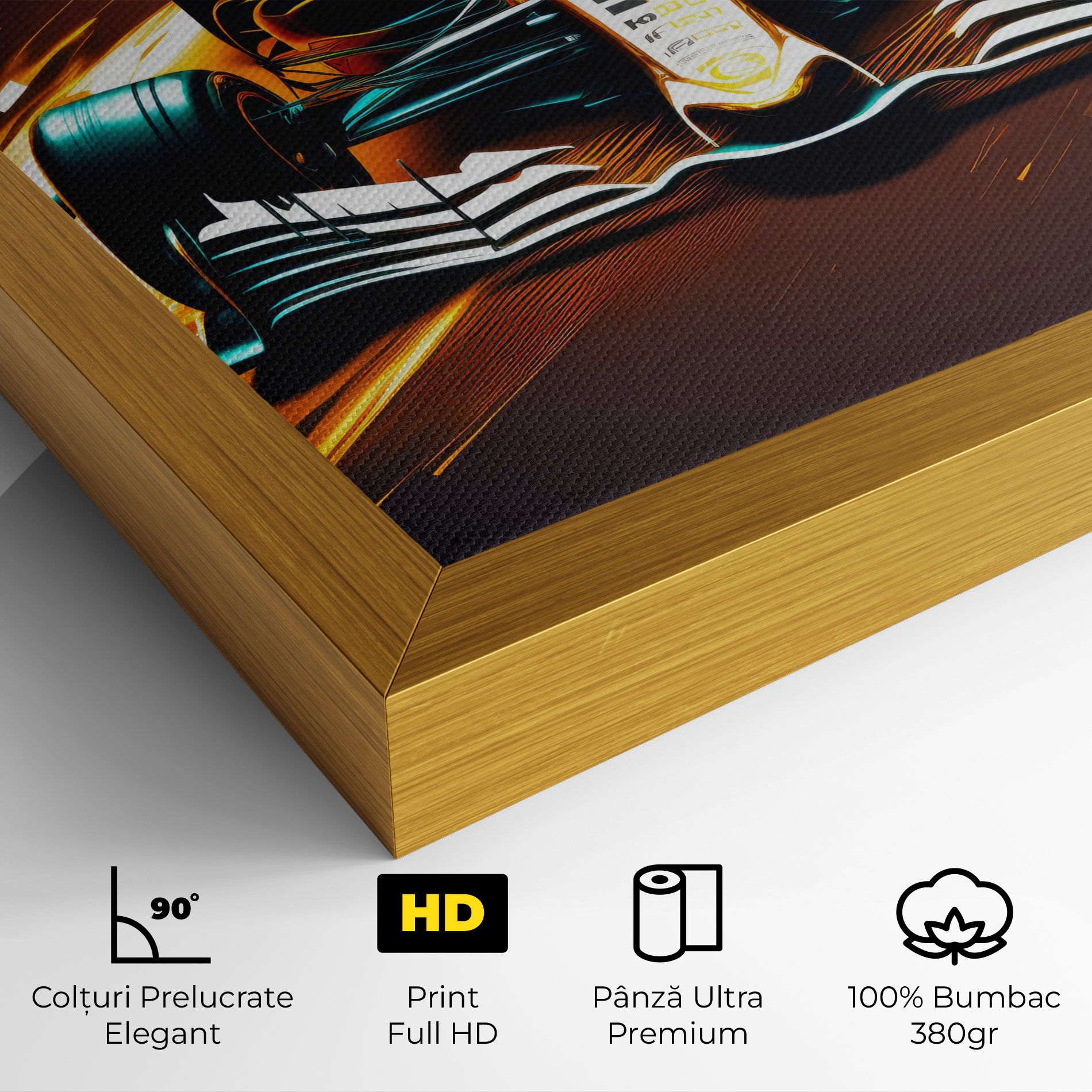 Orange Racing Car mockup 4