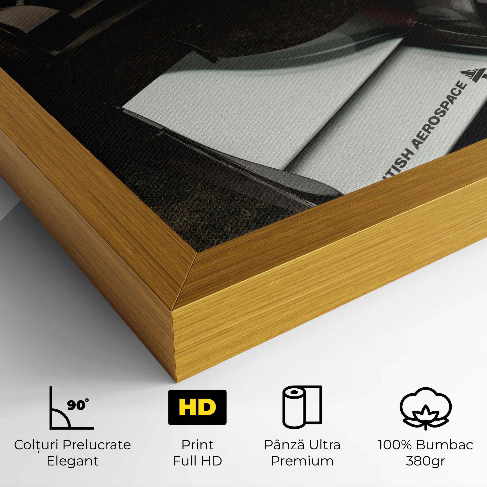 Tablou Canvas White F1 Car mockup 4