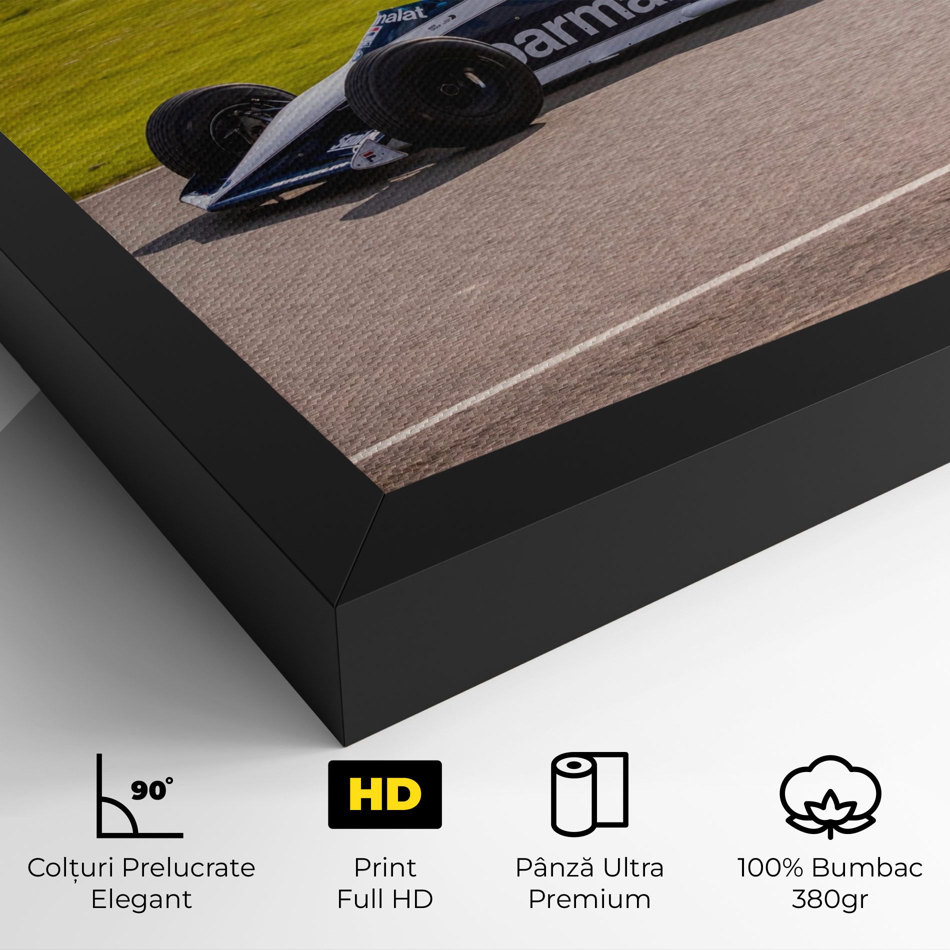 Black F1 Car mockup 4