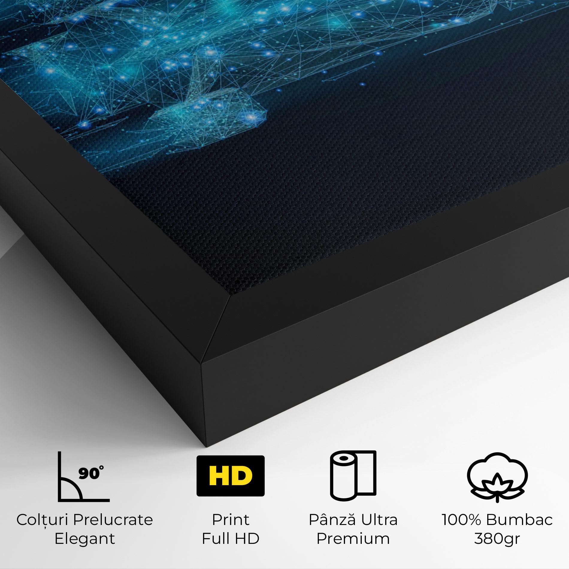 Tablou Canvas Blue Light F1 mockup 4