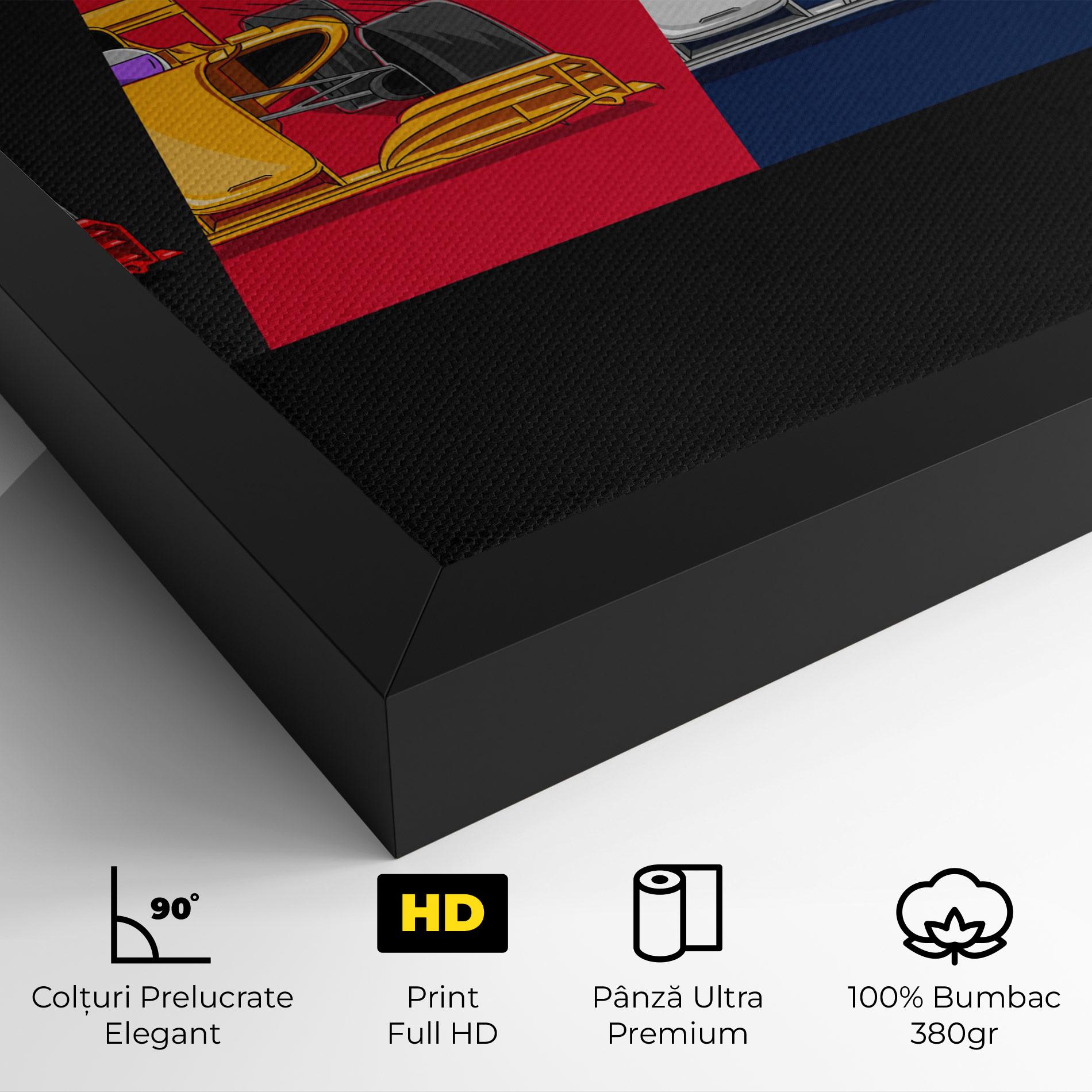 Tablou Canvas F1 Cars mockup 4