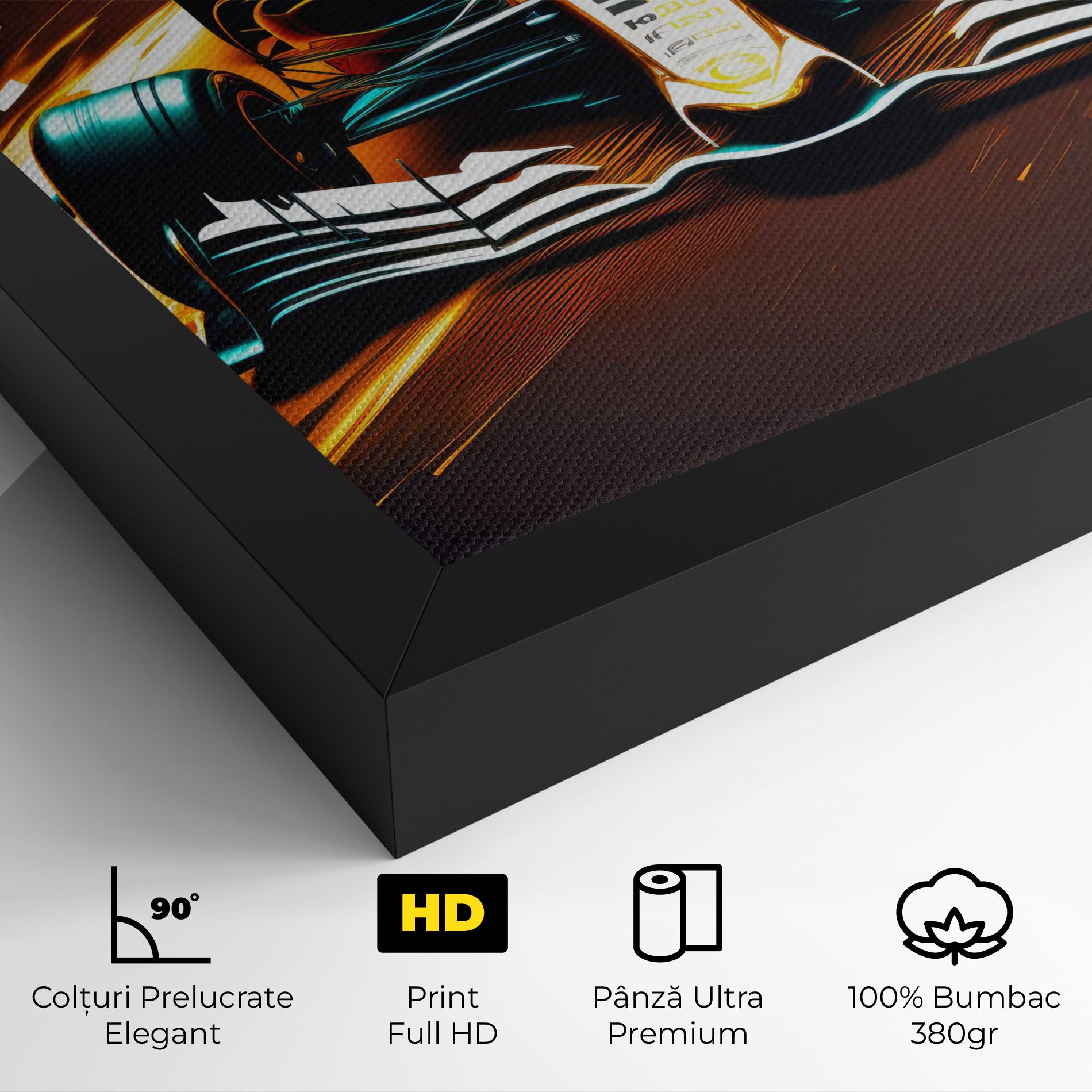 Orange Racing Car mockup 4