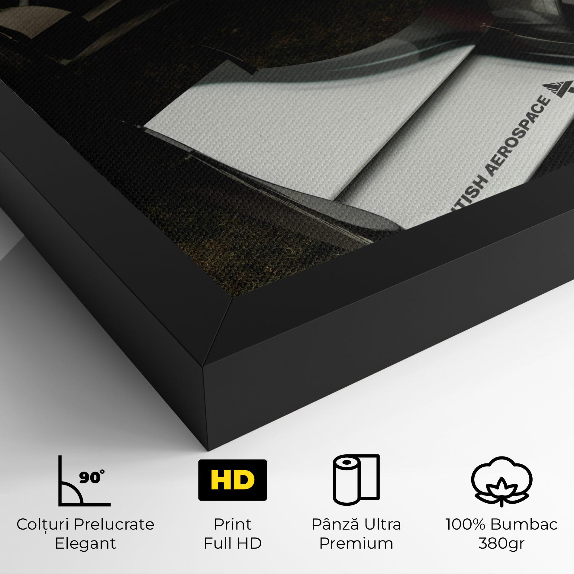 Tablou Canvas White F1 Car mockup 4