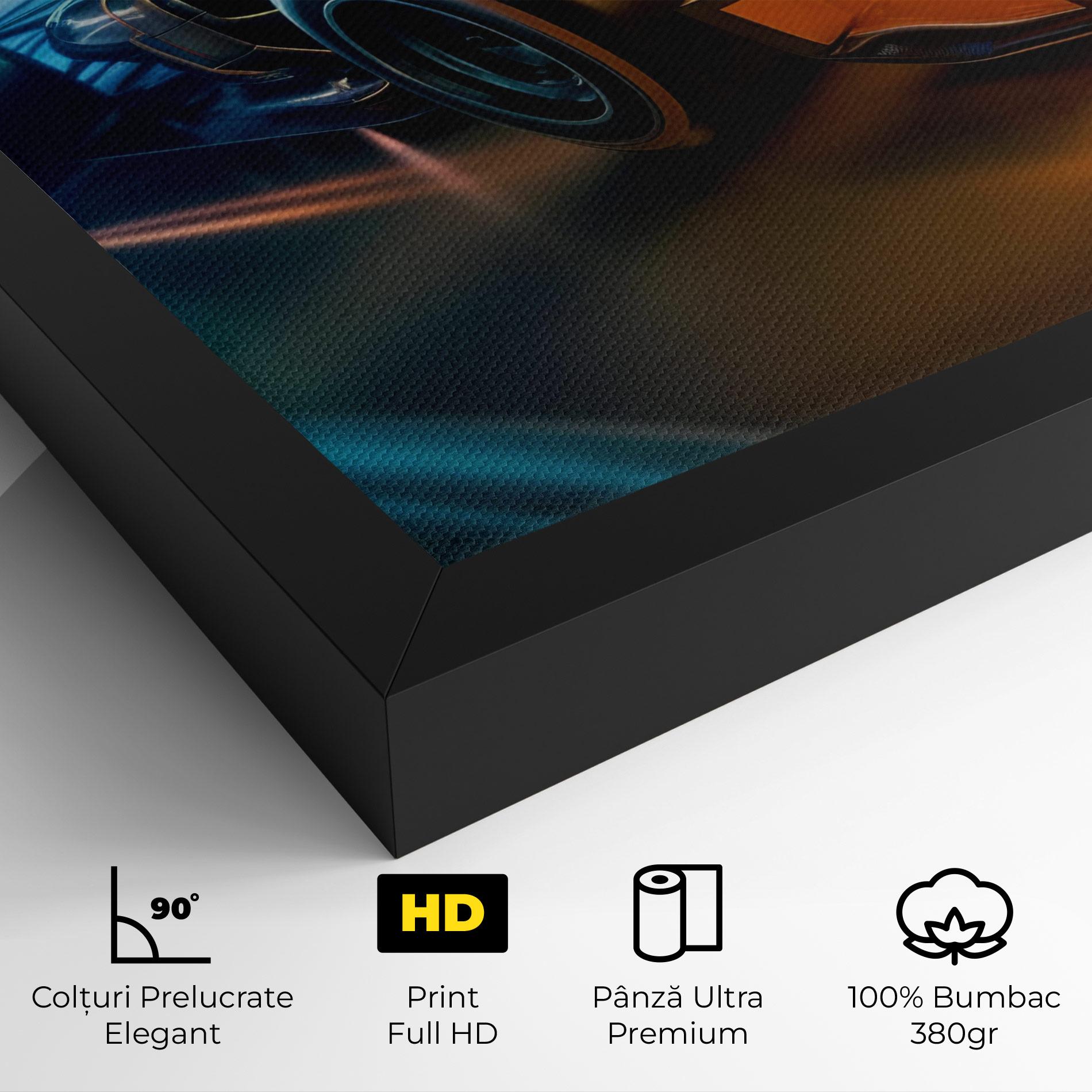 Tablou Canvas Yellow Blue F1 mockup 4