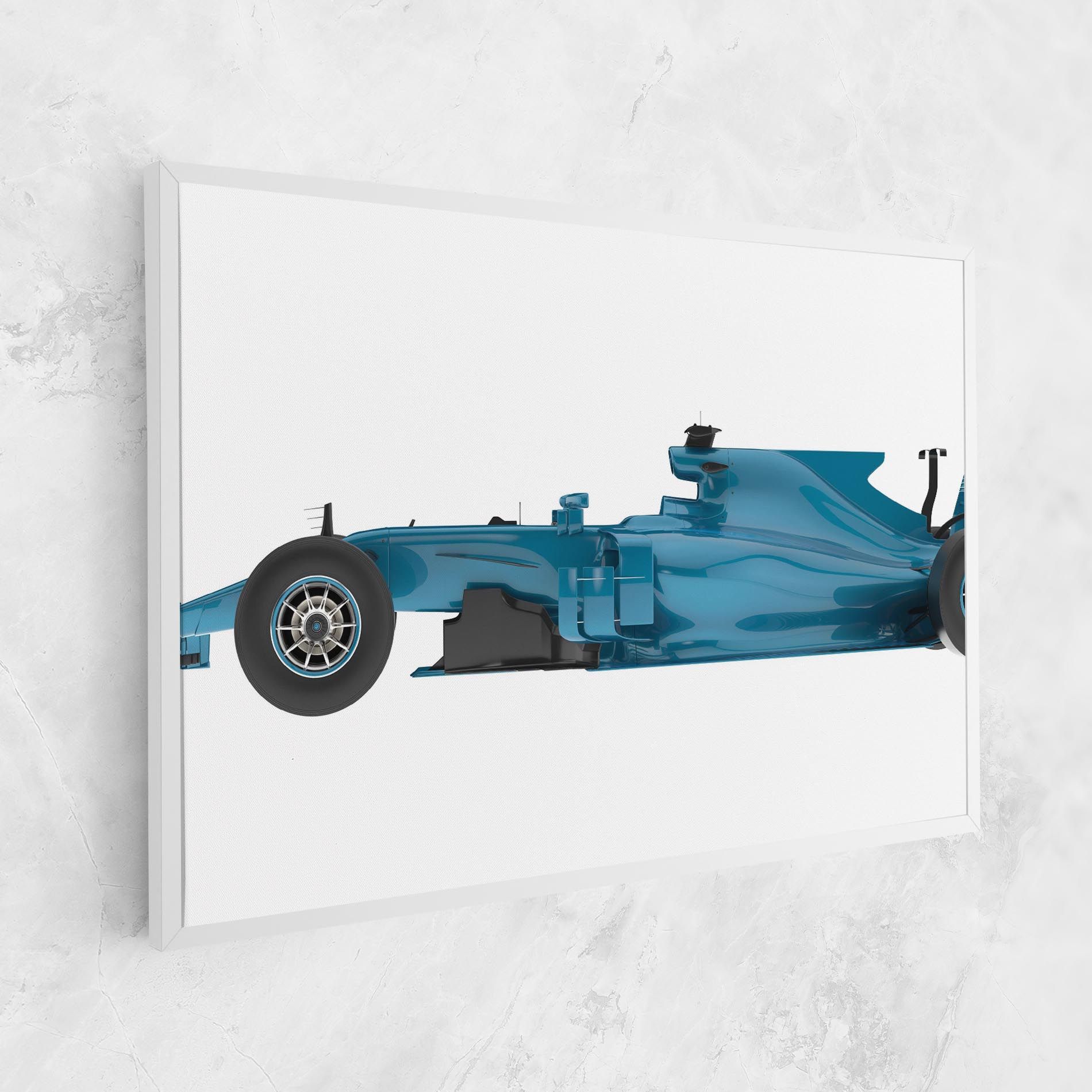 Blue F1 Toy mockup 1