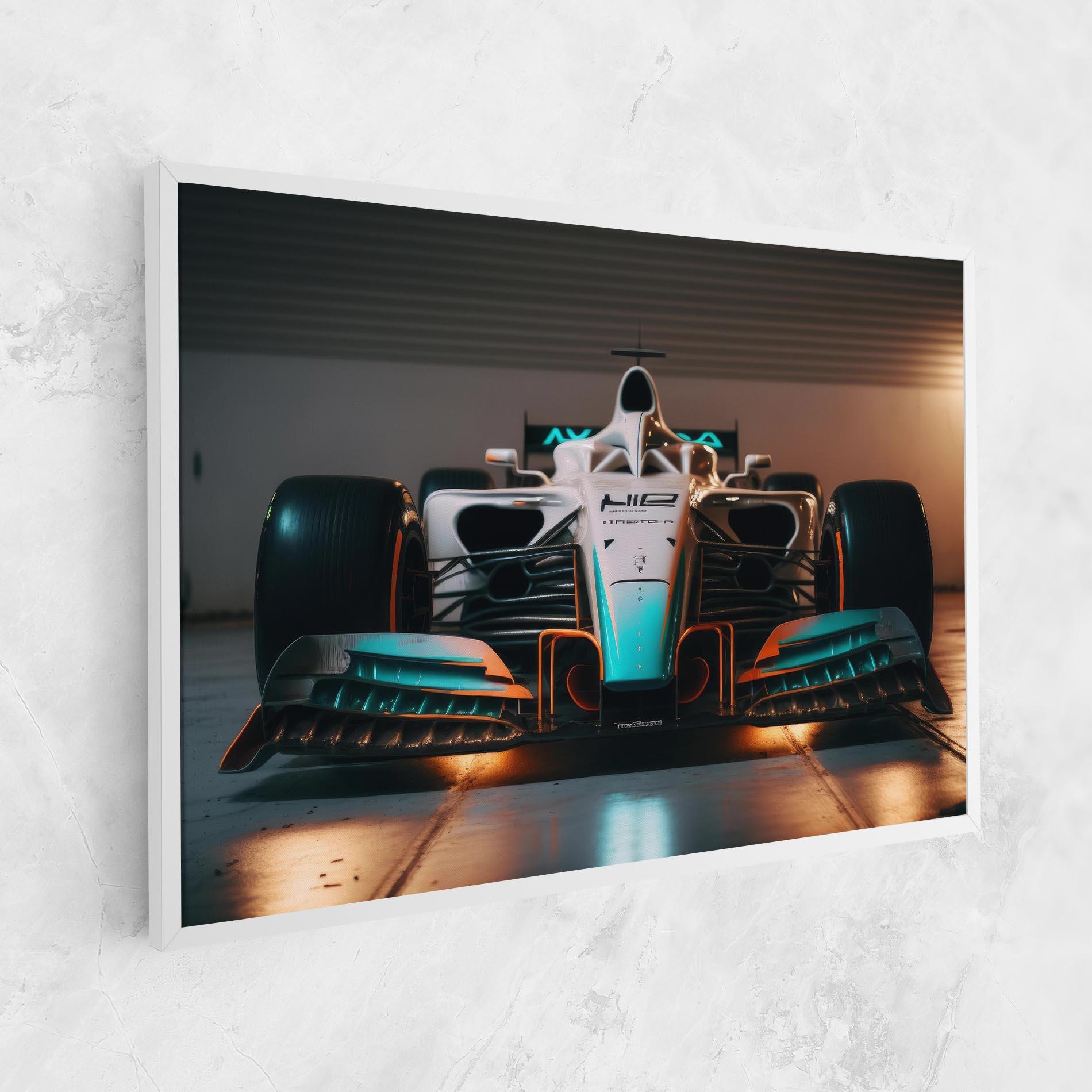 Tablou Canvas Blue White F1 mockup 1