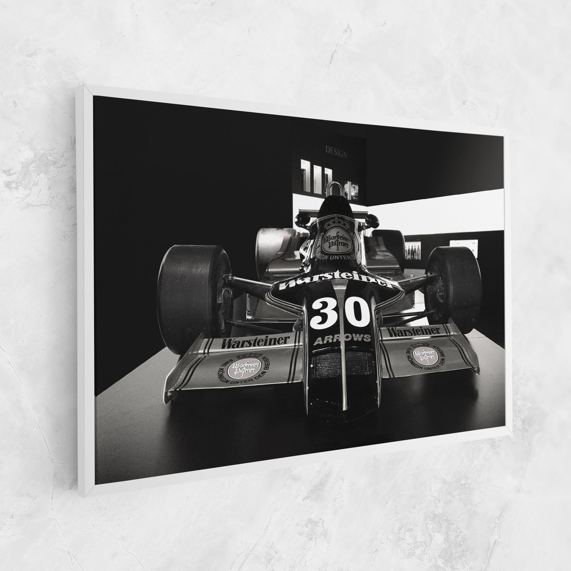 Tablou Canvas Formula 1 Car Grey mockup 1