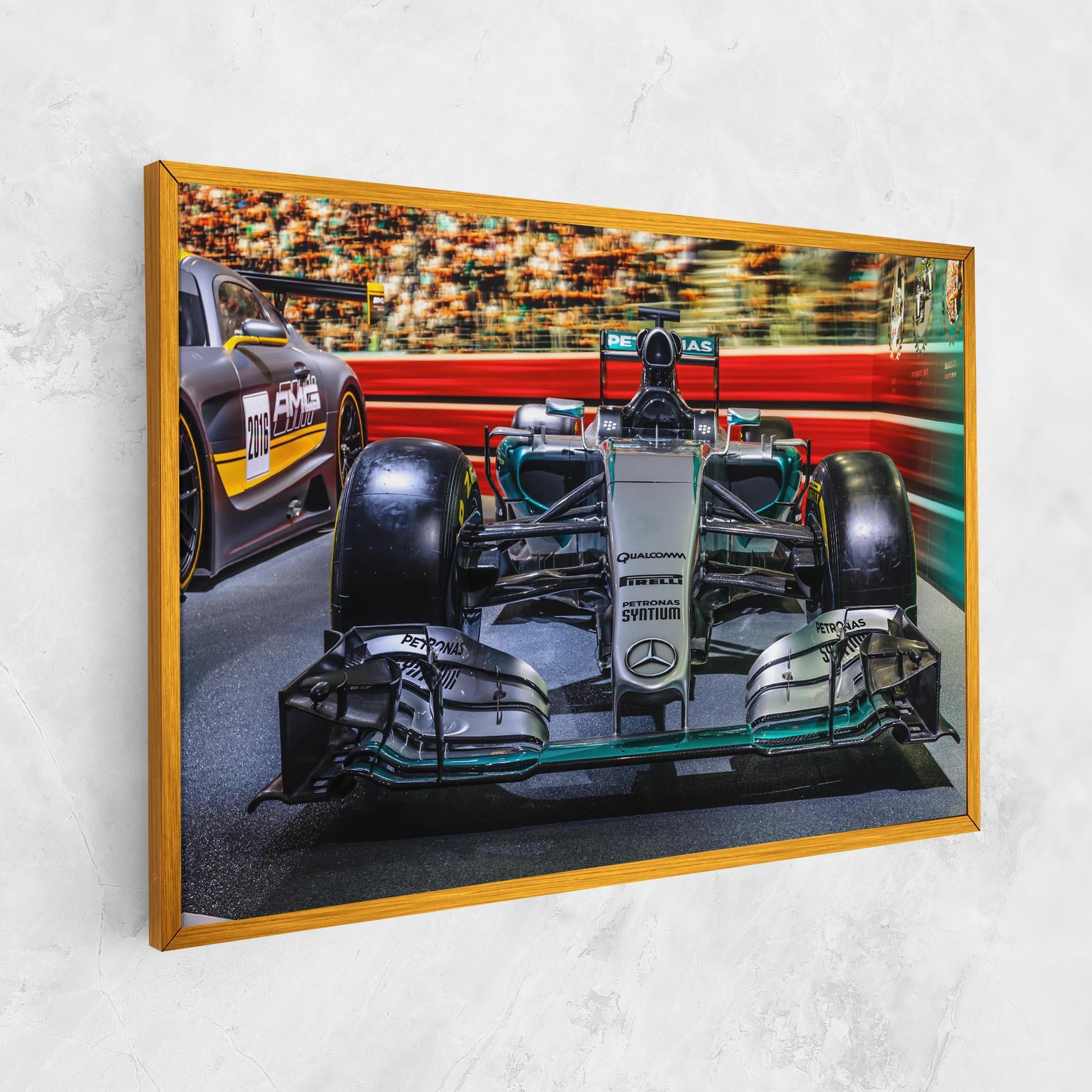 Tablou Canvas Black Green F1 mockup 1