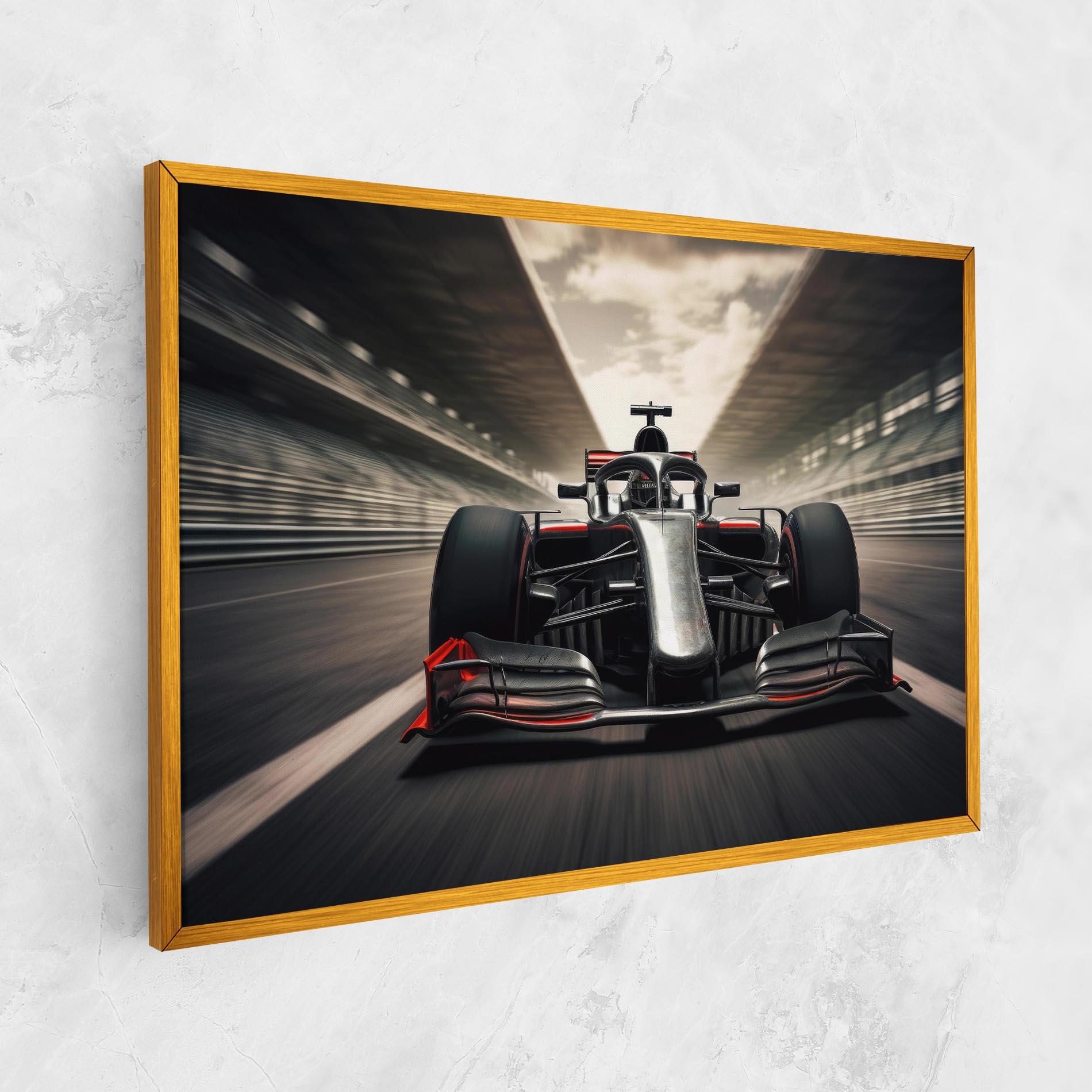 Tablou Canvas Black Red F1 mockup 1