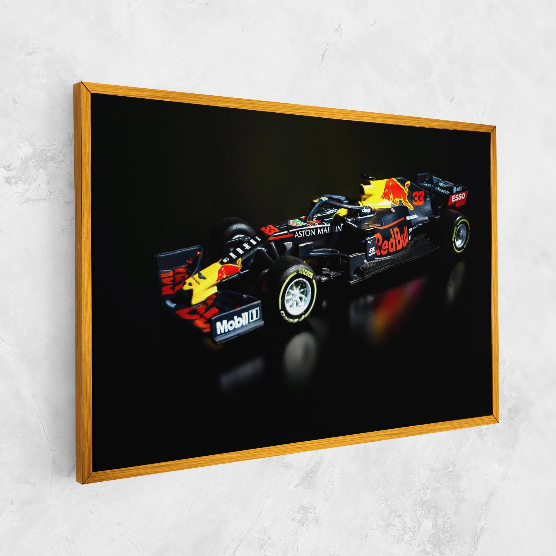 Tablou Canvas Black Yellow F1 mockup 1