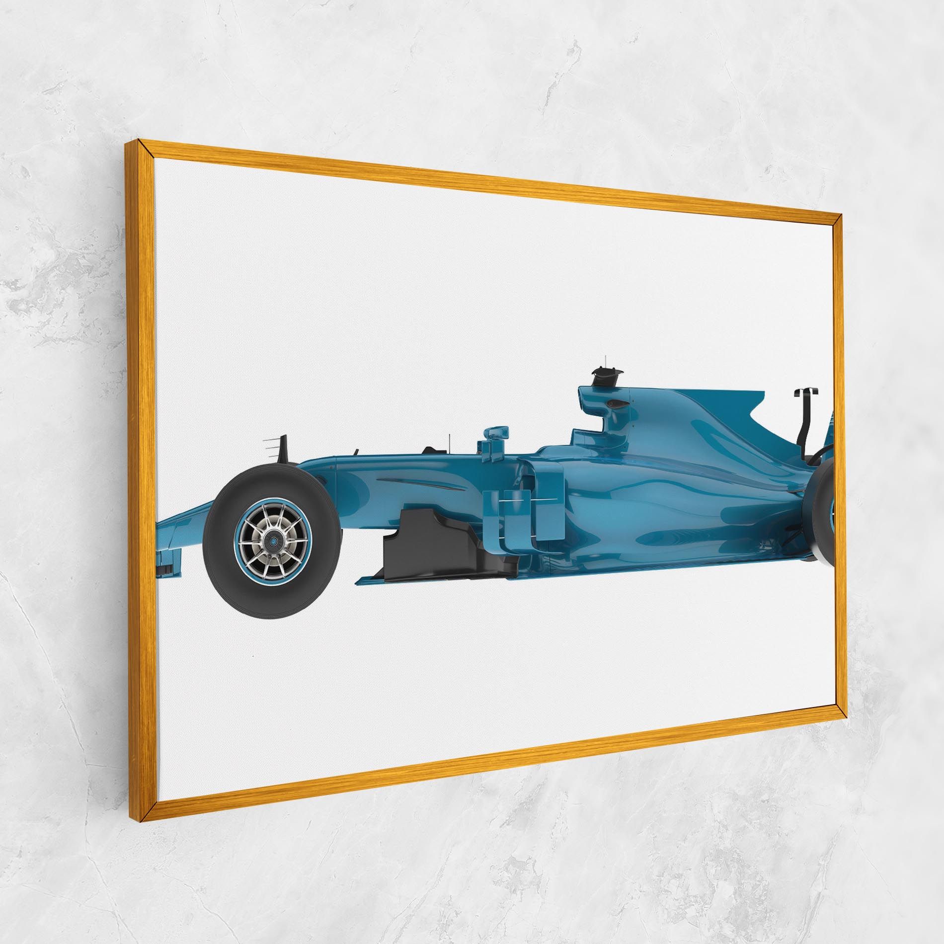 Blue F1 Toy mockup 1