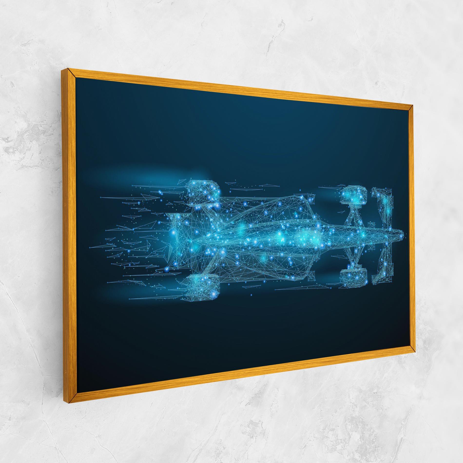 Tablou Canvas Blue Light F1 mockup 1