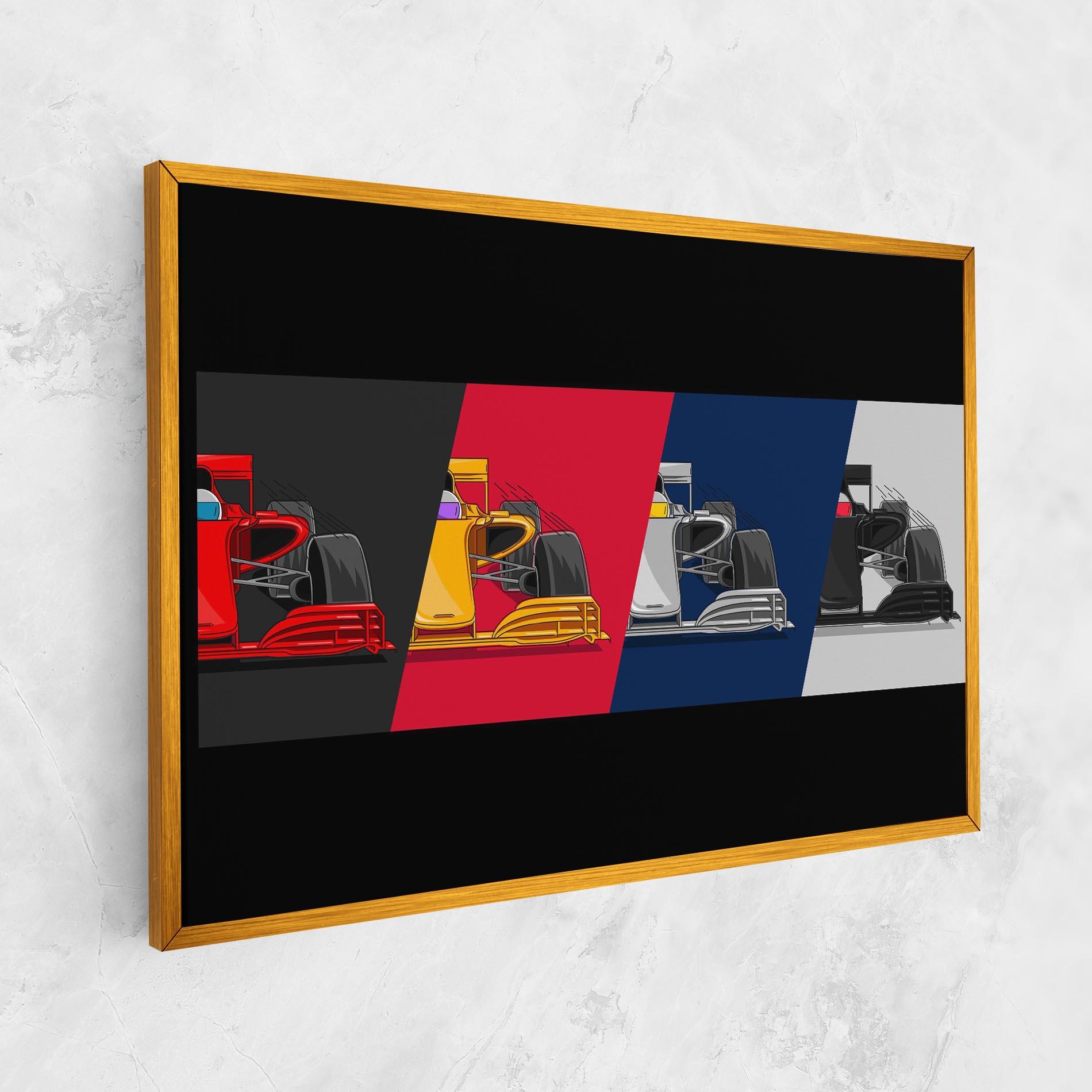 Tablou Canvas F1 Cars mockup 1