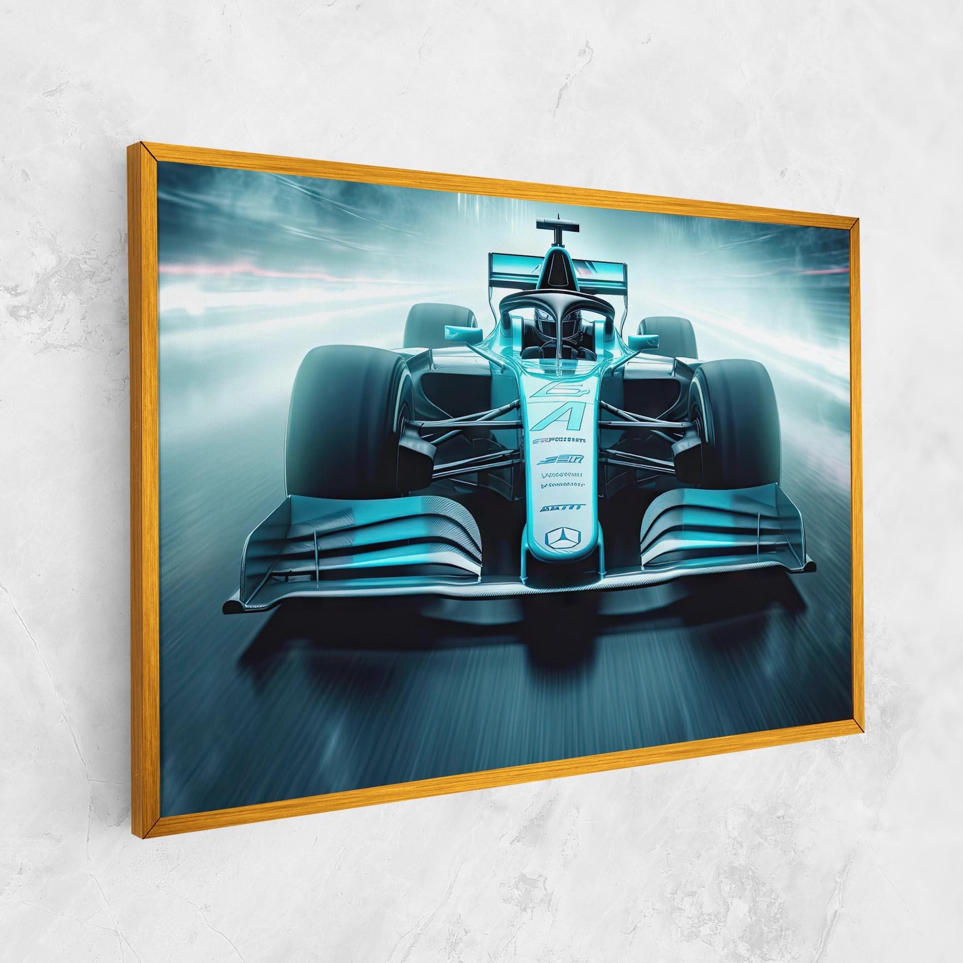 Tablou Canvas F1 Smoke Cars mockup 1