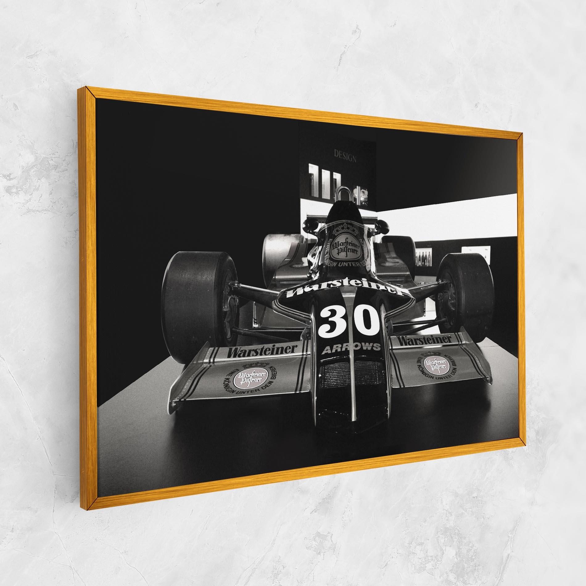 Tablou Canvas Formula 1 Car Grey mockup 1