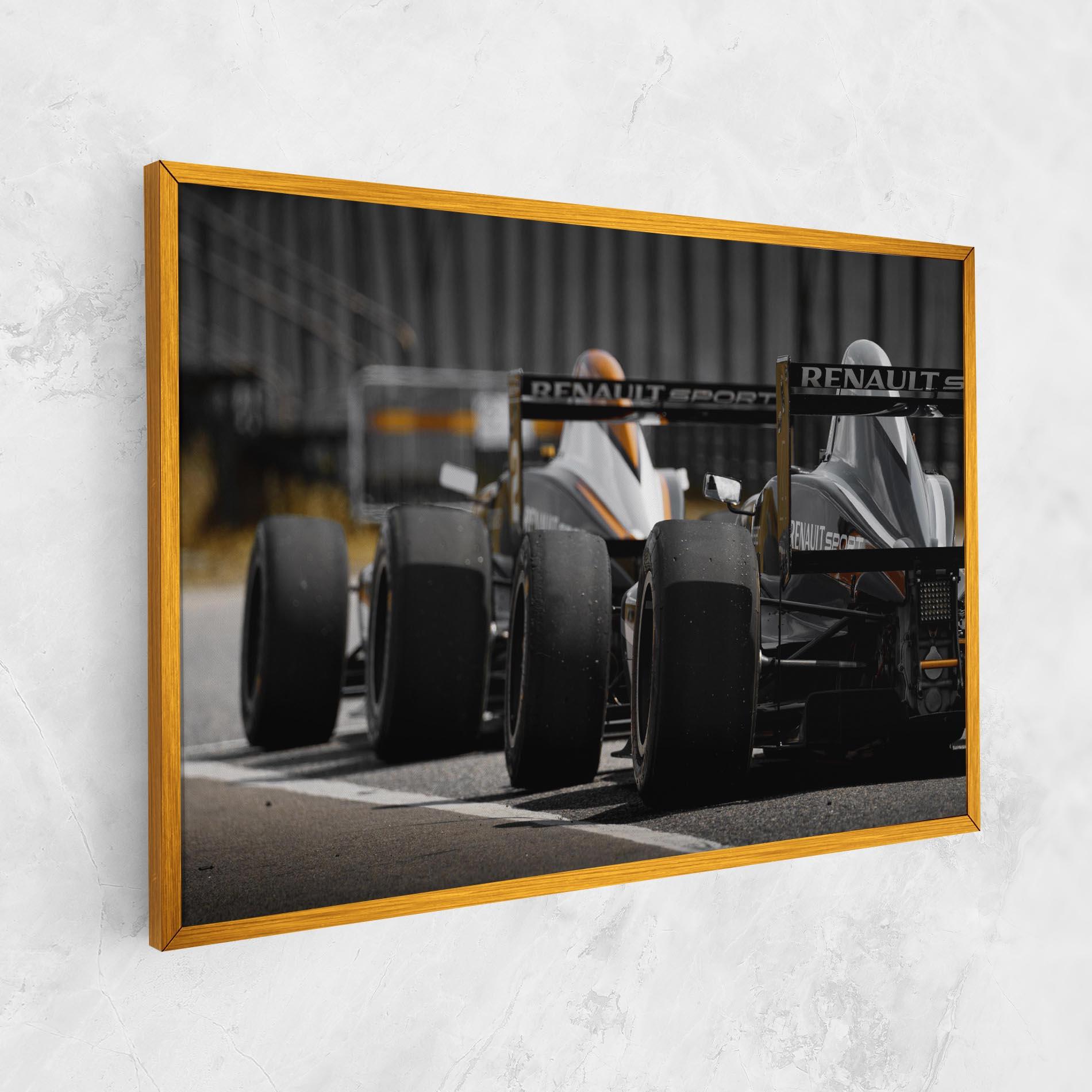 Tablou Canvas Grey F1 Cars mockup 1