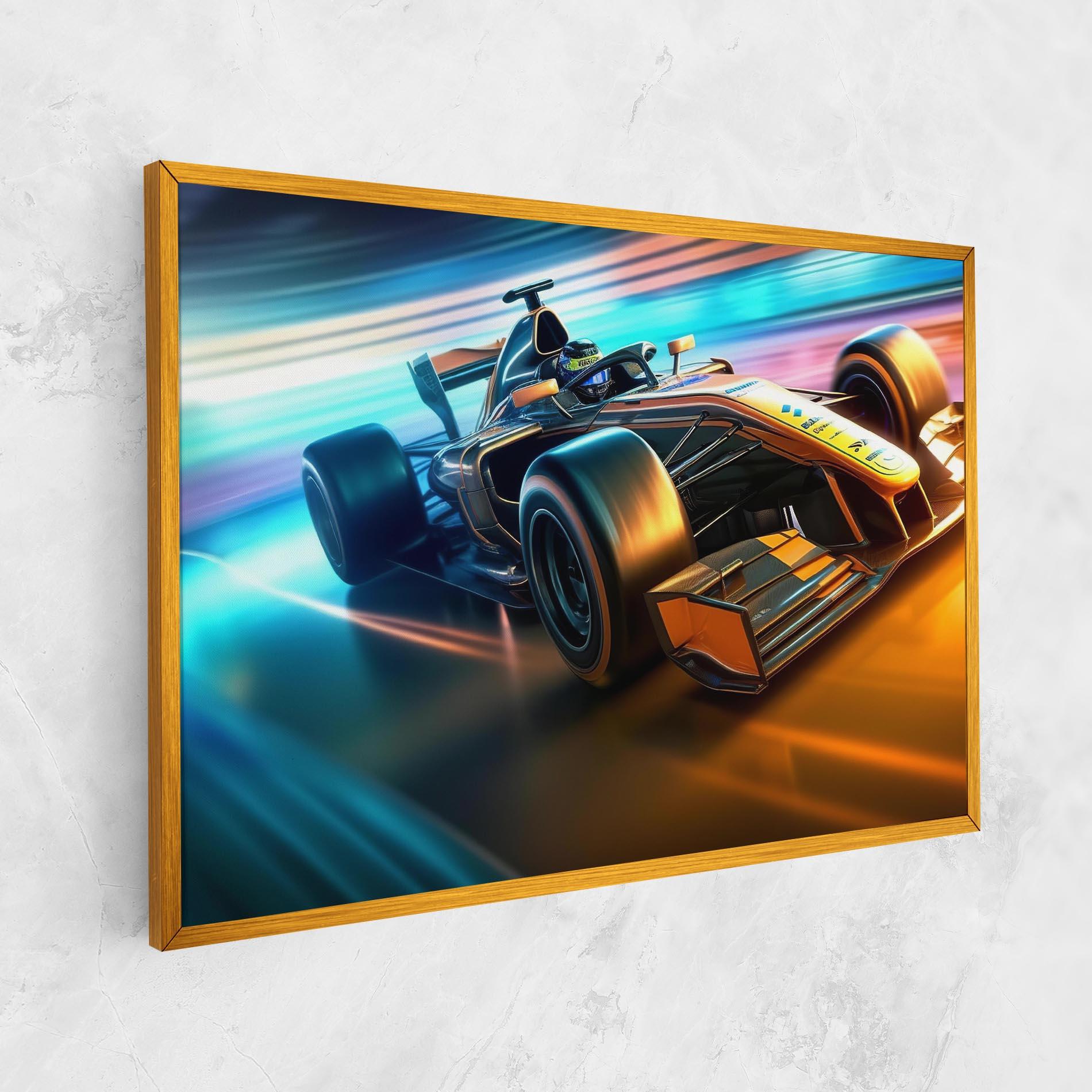 Tablou Canvas Yellow Blue F1 mockup 1