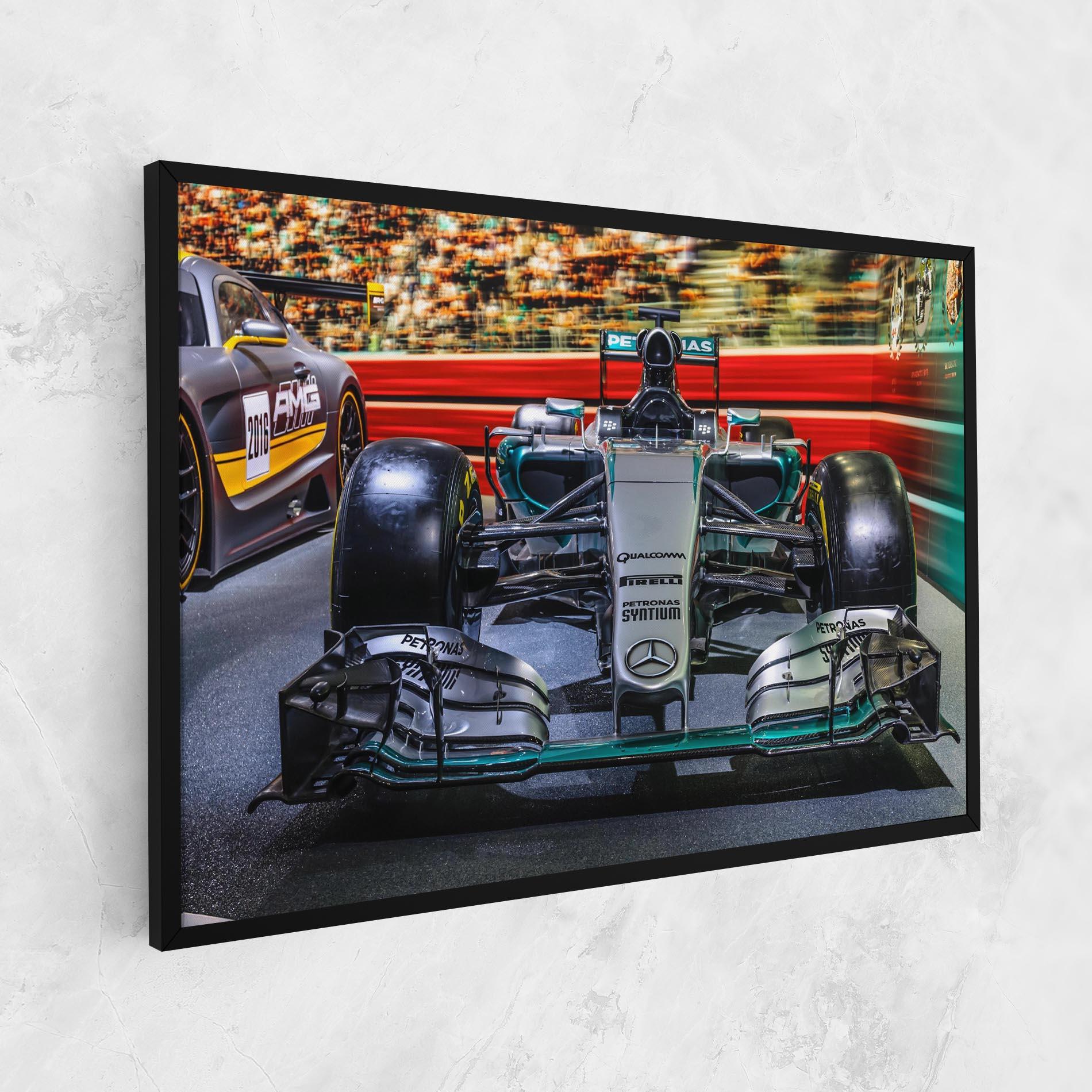 Tablou Canvas Black Green F1 mockup 1