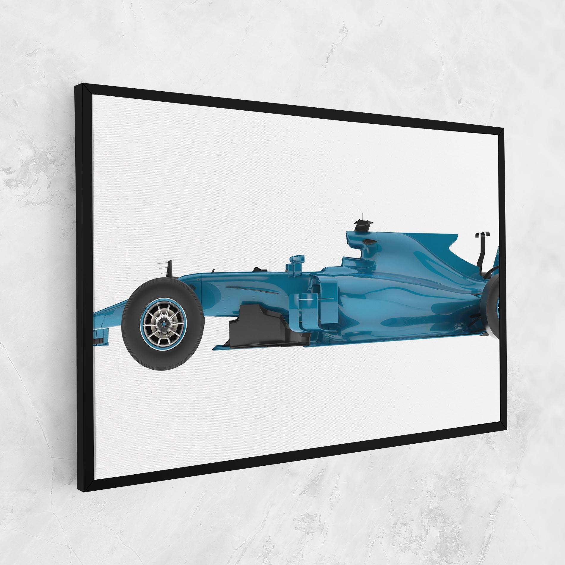 Tablou Canvas Blue F1 Toy mockup 1