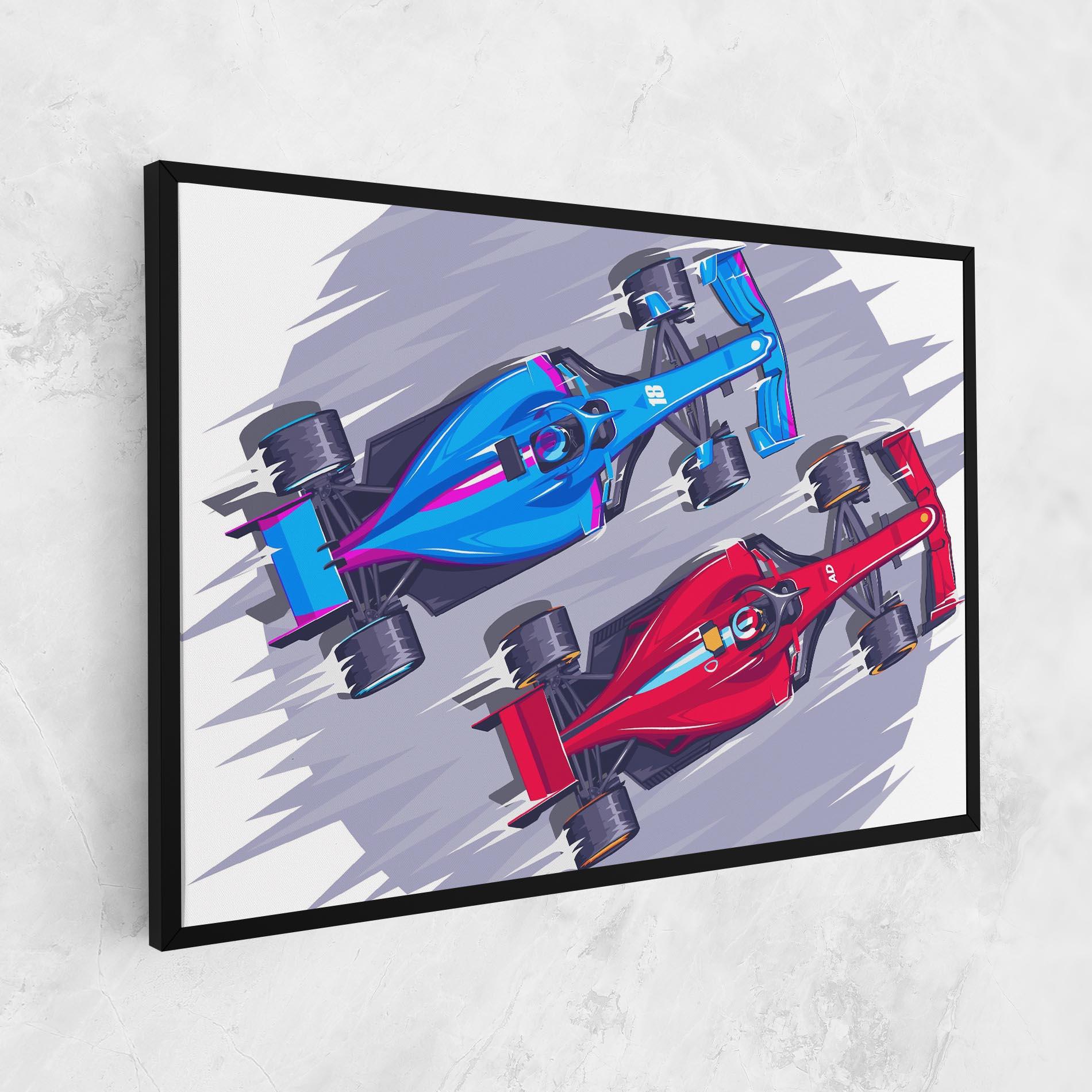 Tablou Canvas Bolides mockup 1